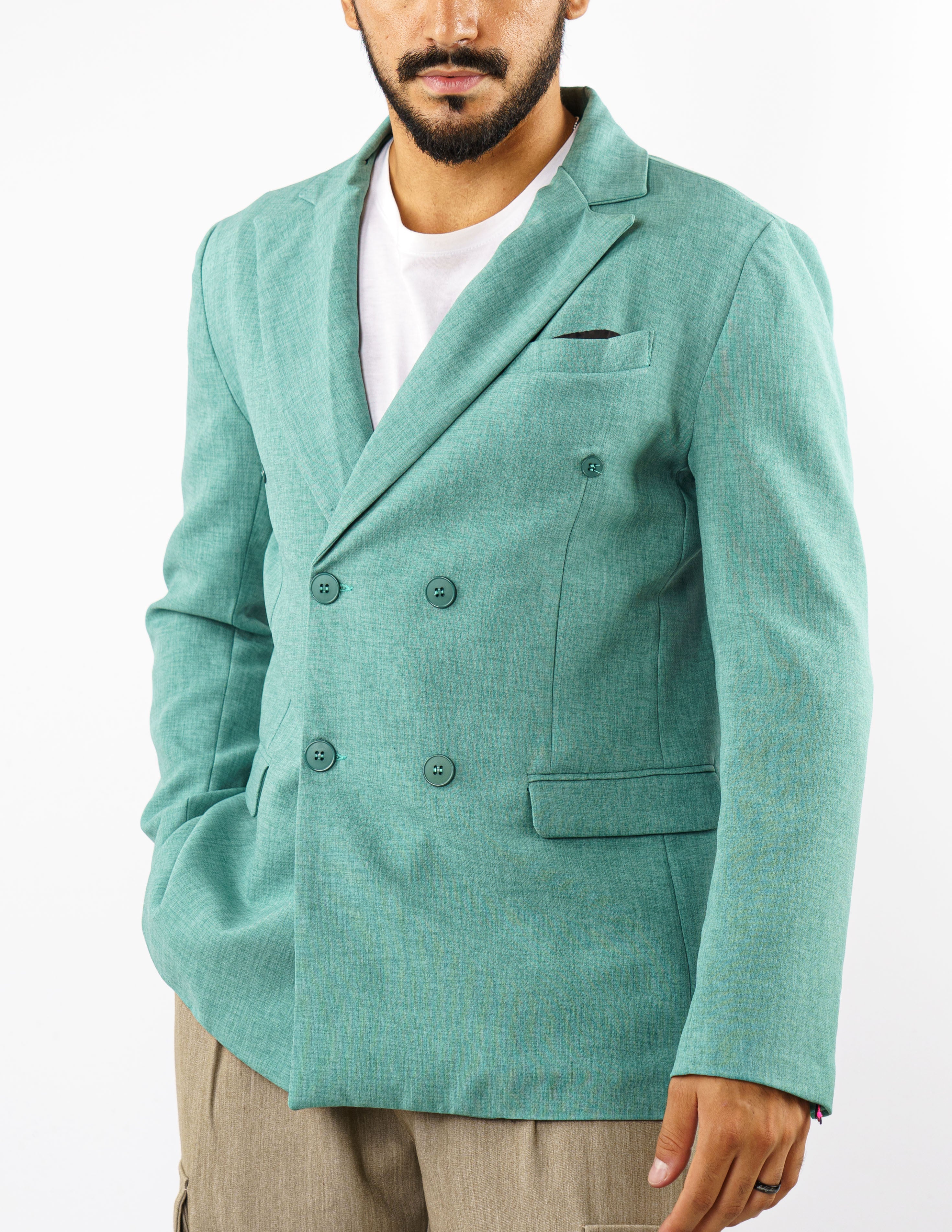 giacca uomo casual doppiopetto