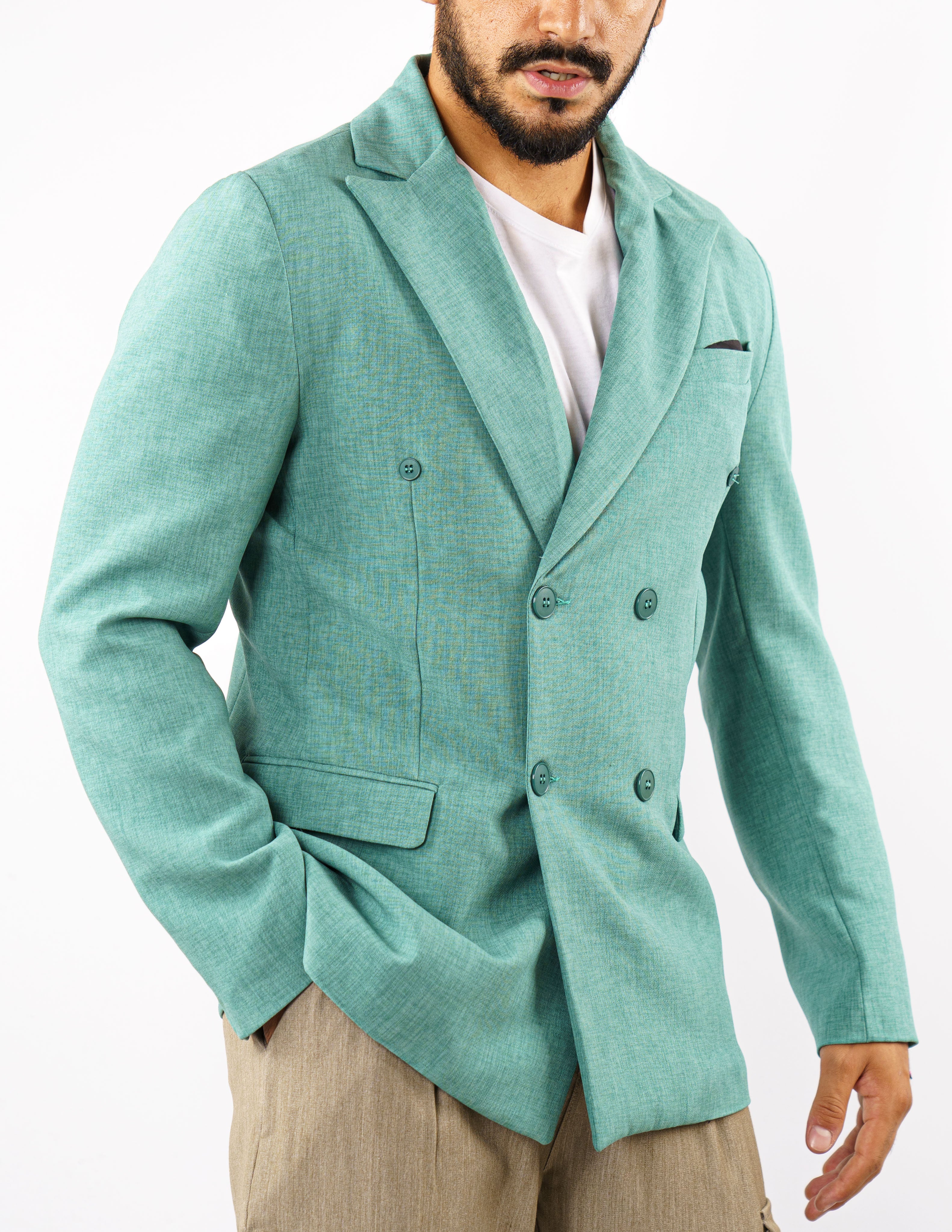 giacca uomo casual doppiopetto