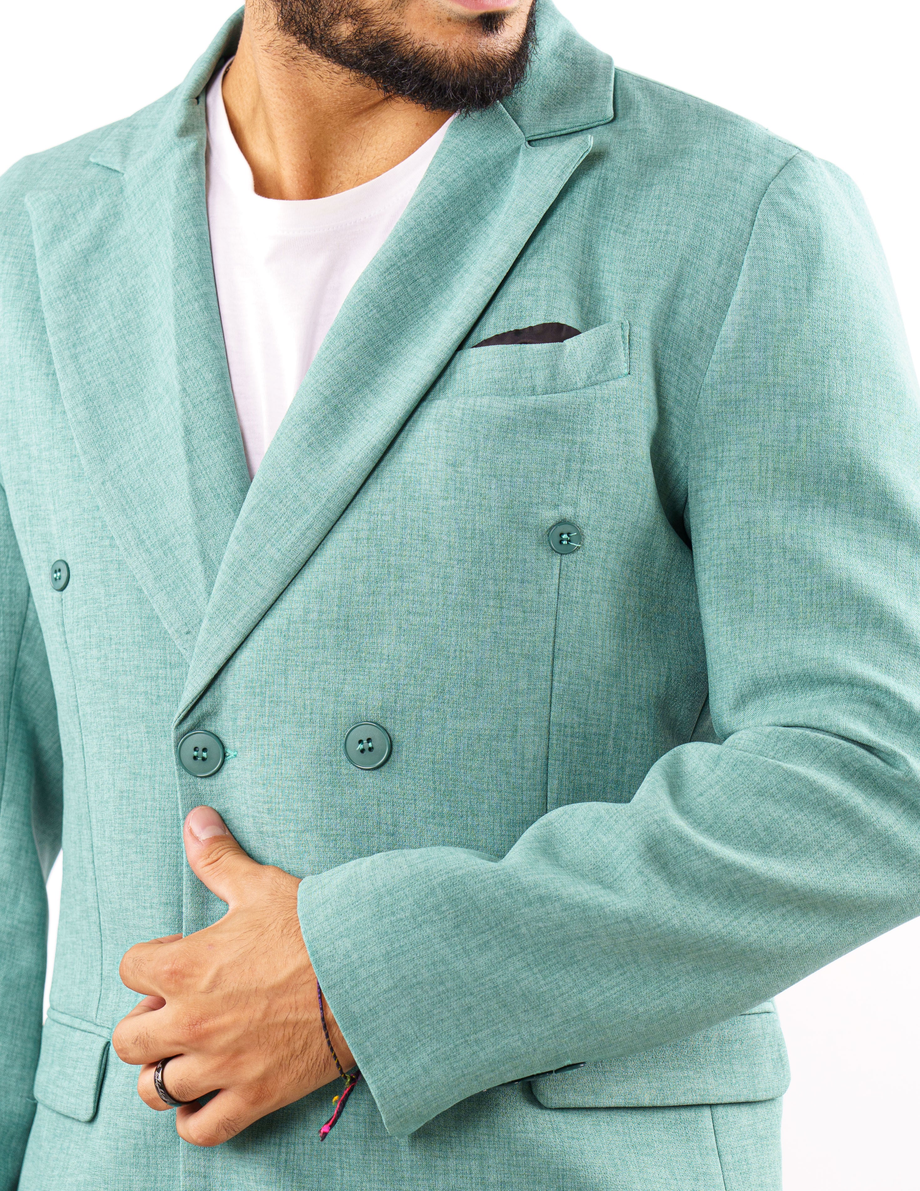 giacca uomo casual doppiopetto