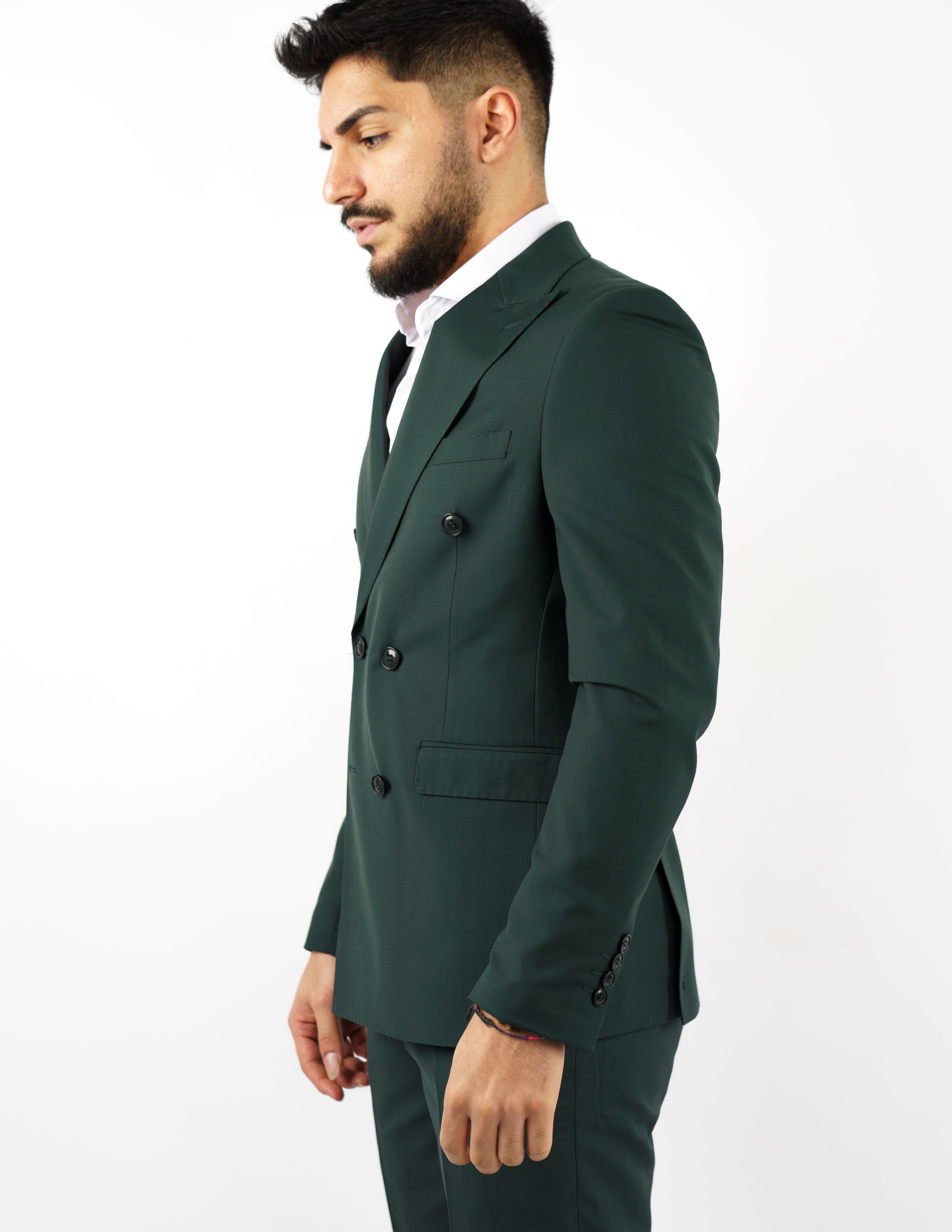 abito elegante doppiopetto in viscosa