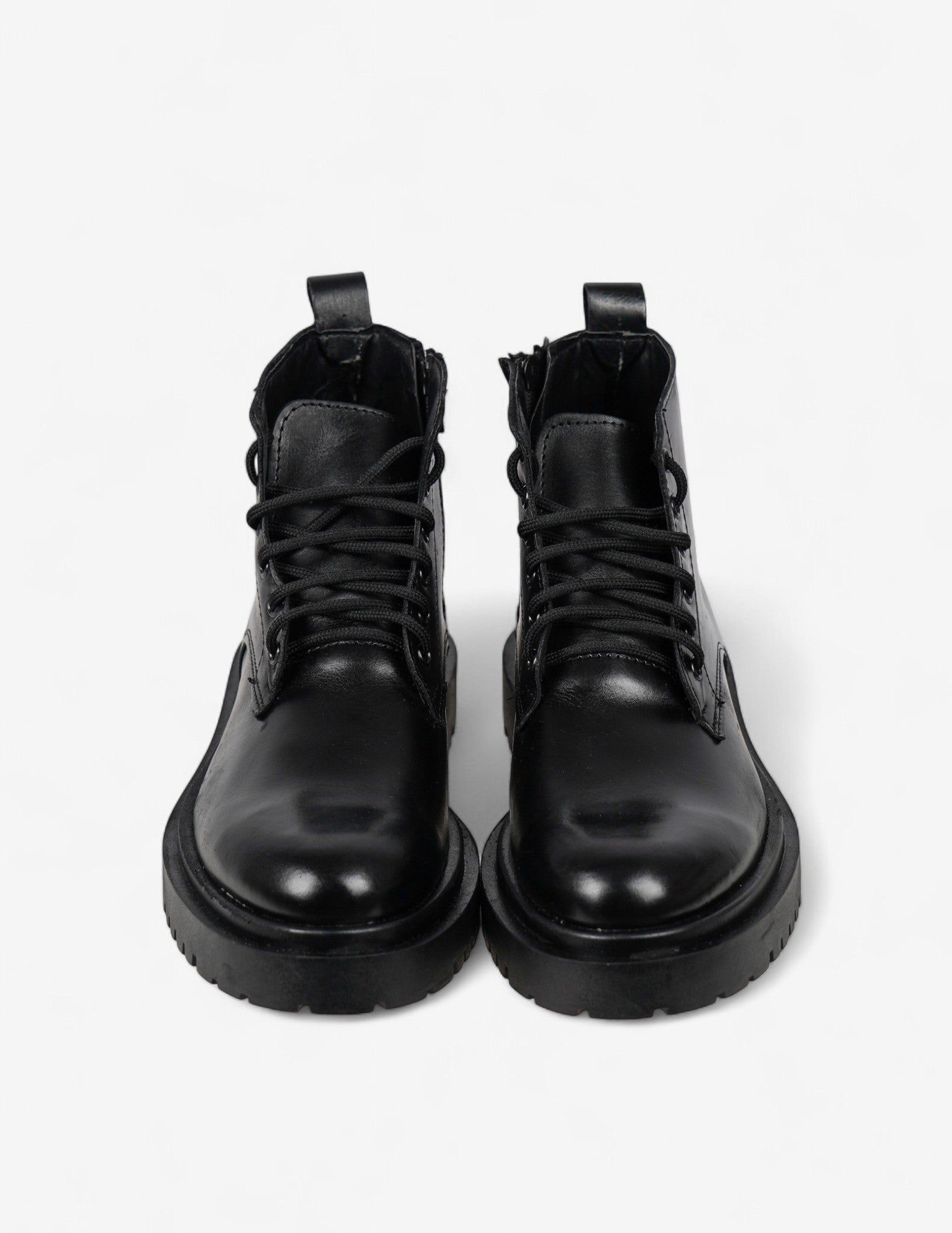 anfibio pelle con zip