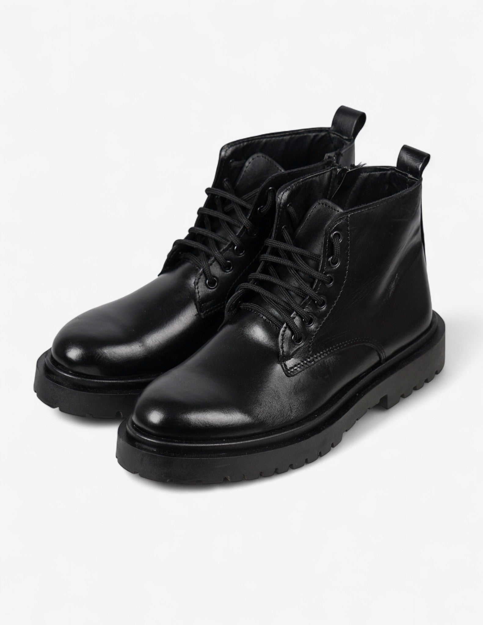 anfibio pelle con zip