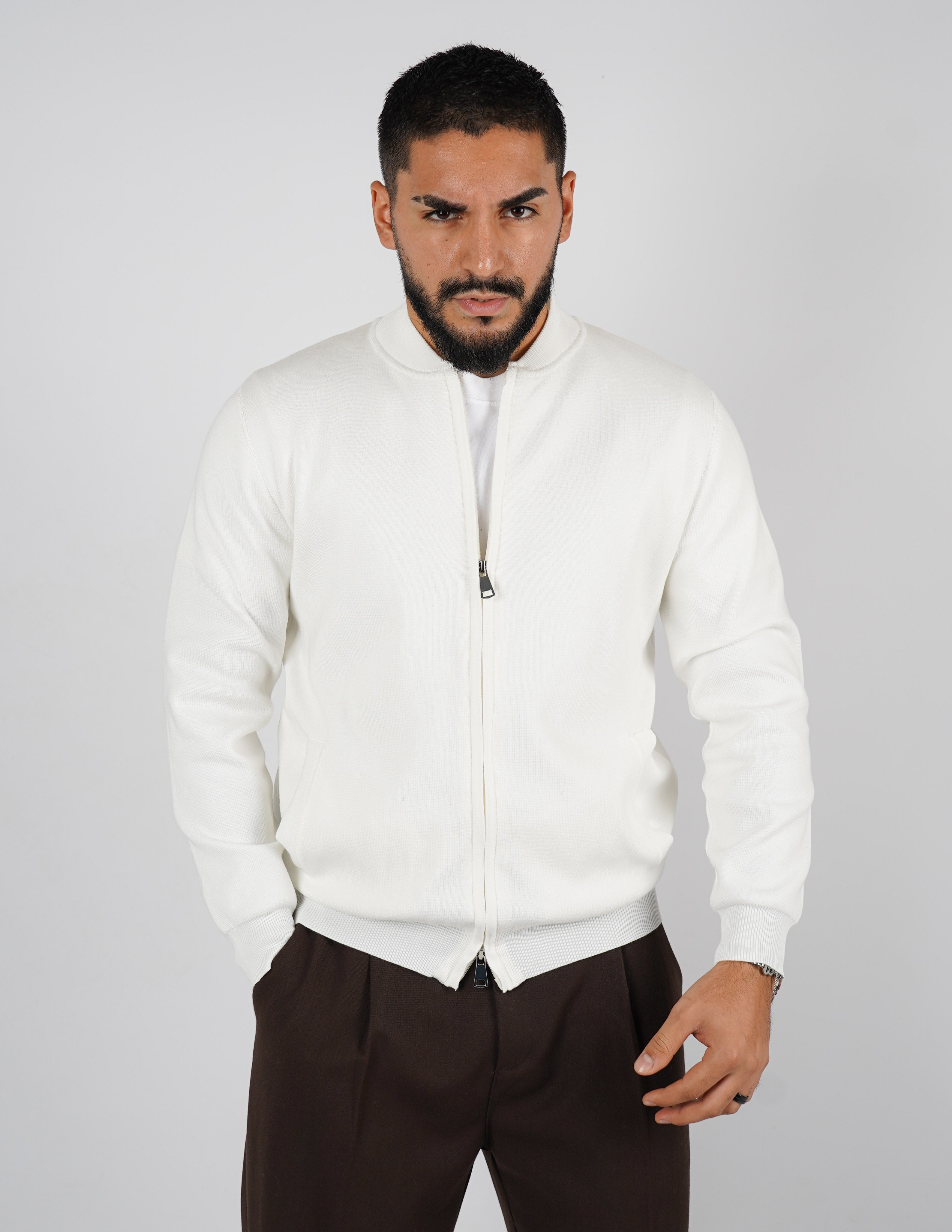 cardigan college con zip