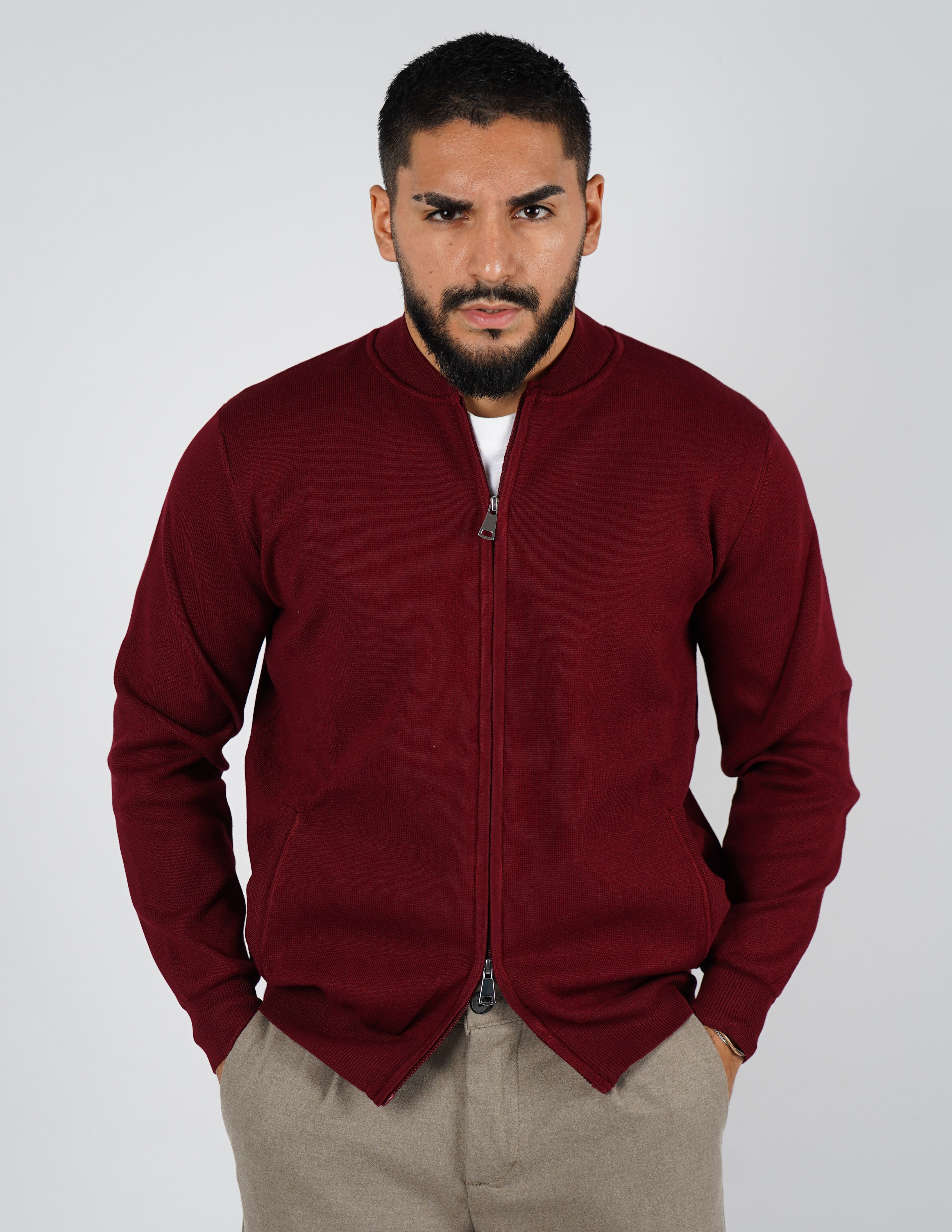 cardigan college con zip