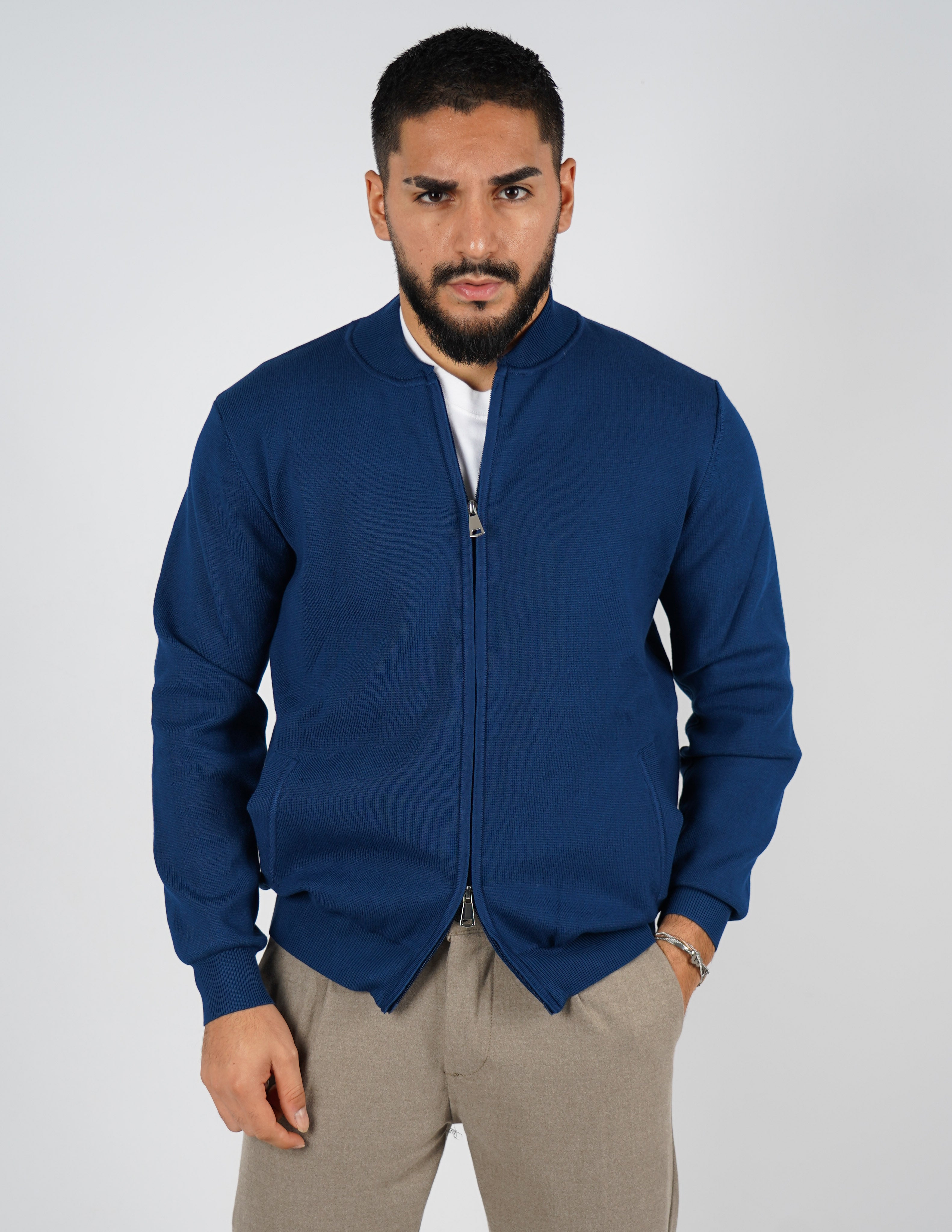 cardigan college con zip