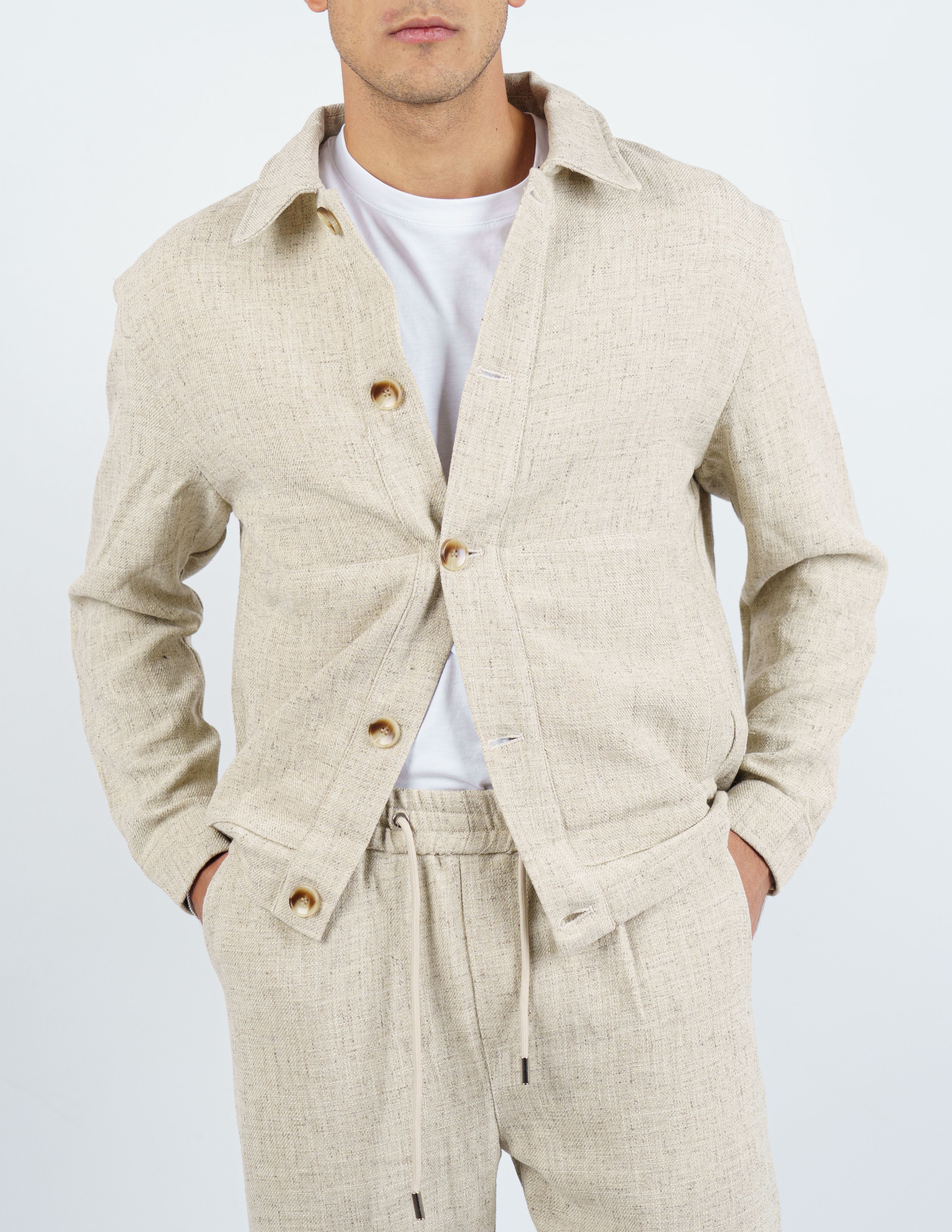 coordinato uomo tinta unita strutturato