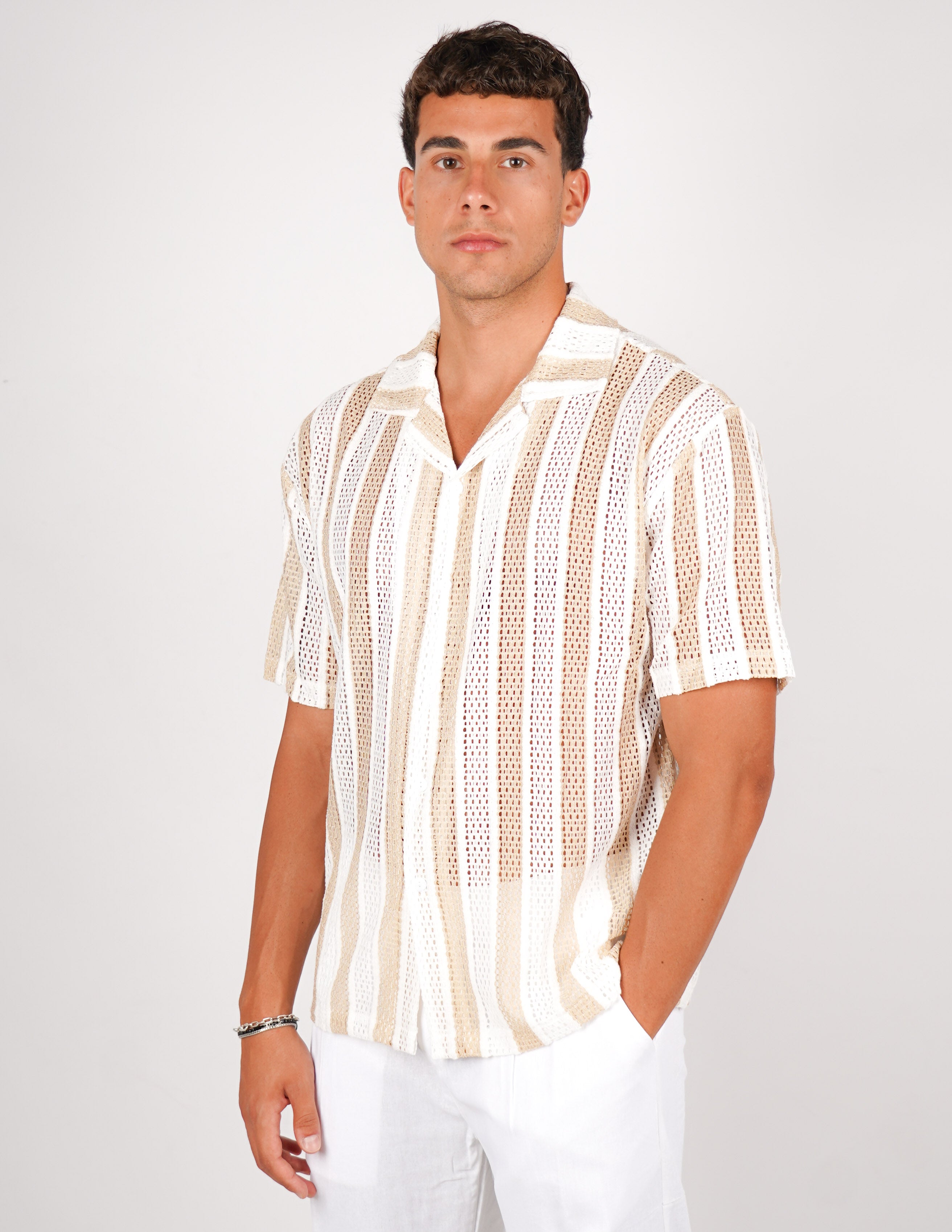 CAMICIA CROCHET A FANTASIA