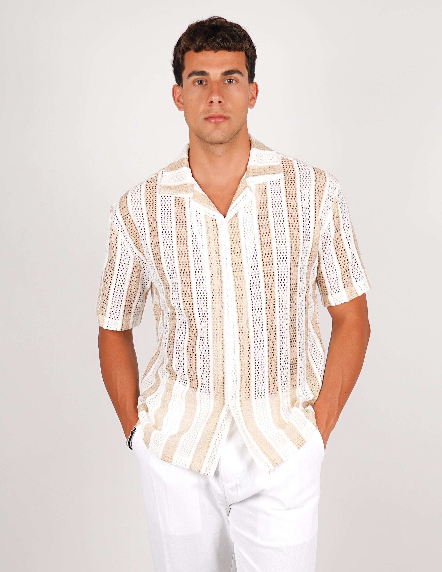 CAMICIA CROCHET A FANTASIA