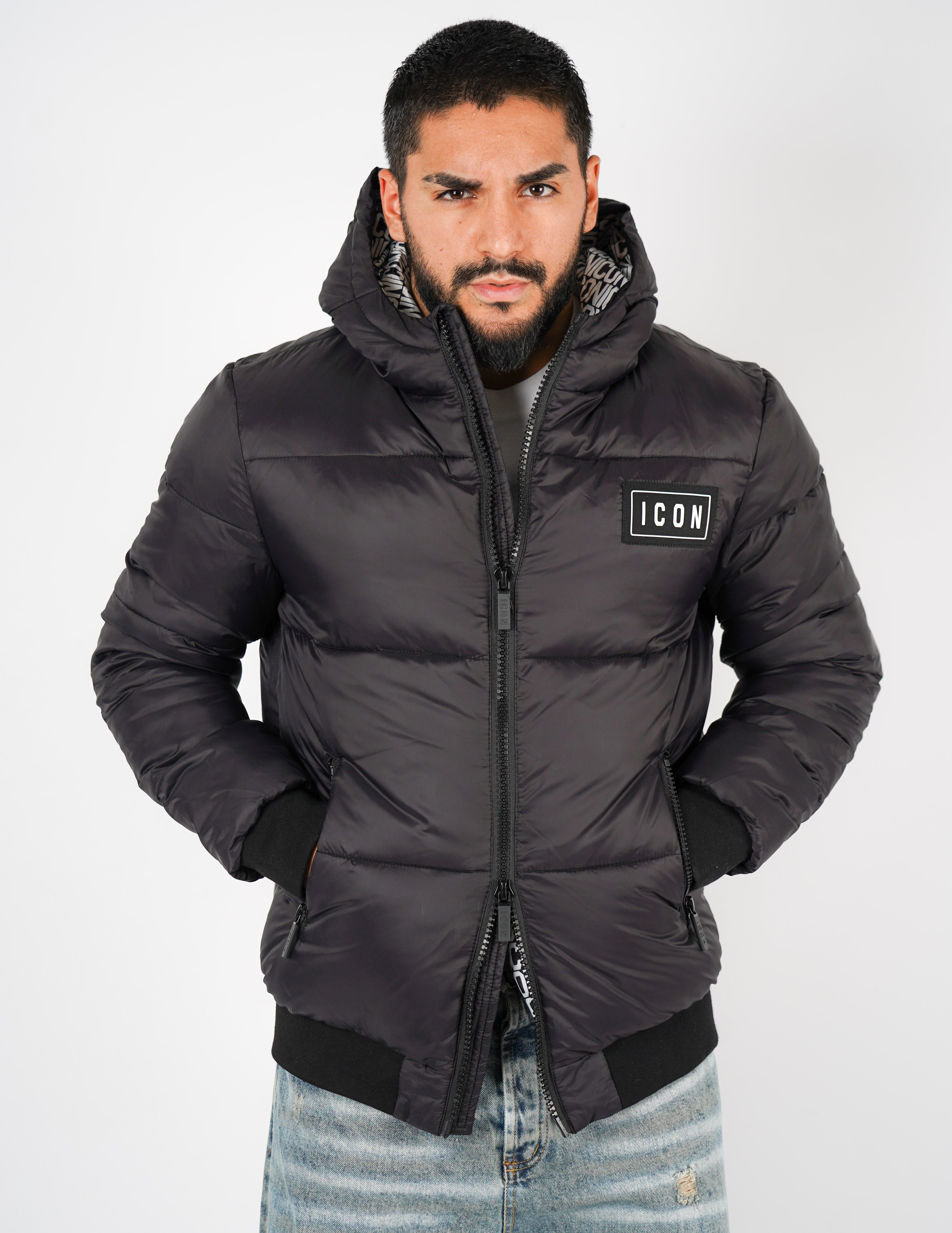 giubbino imbottito icon con logo