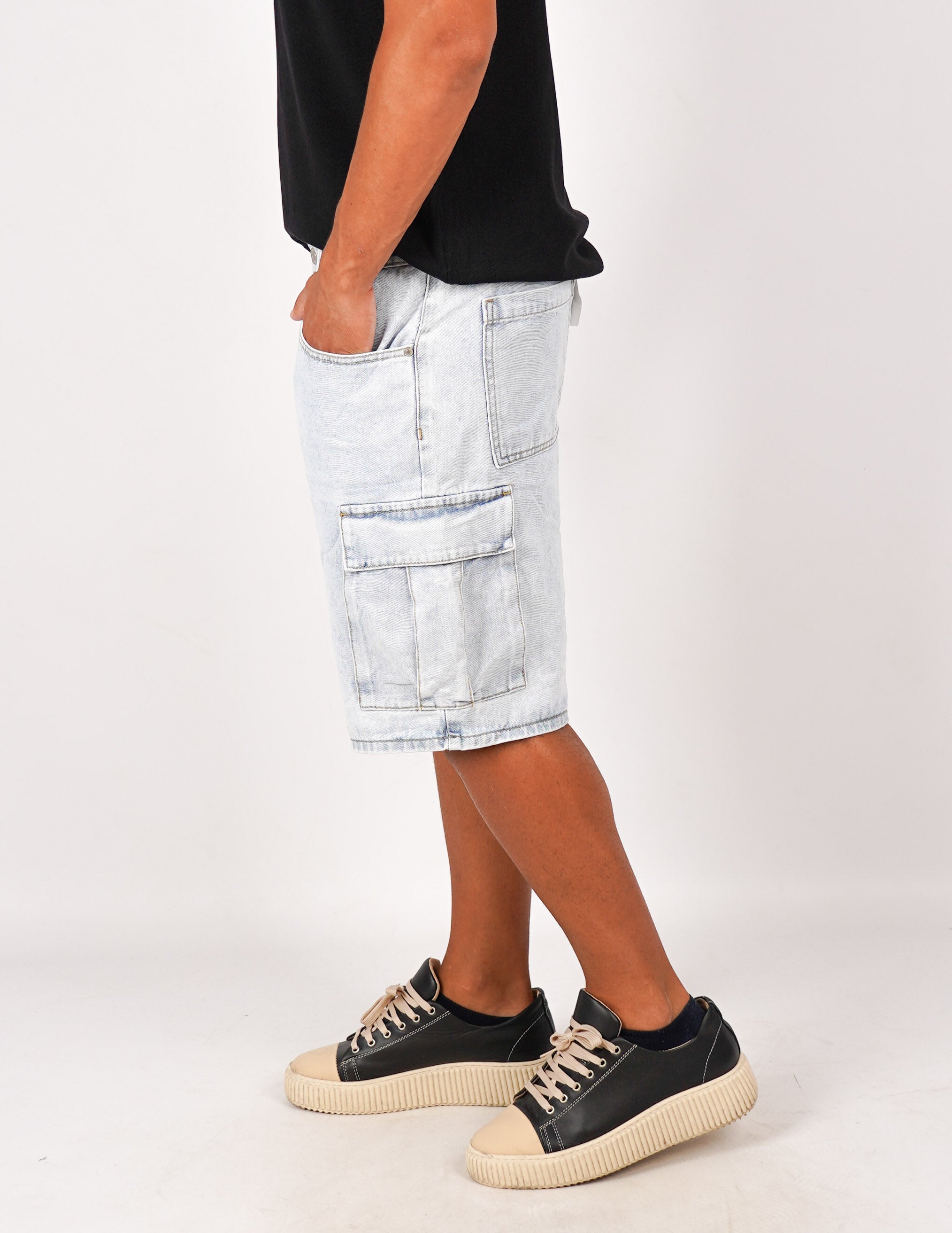 BERMUDA DI JEANS IN DENIM