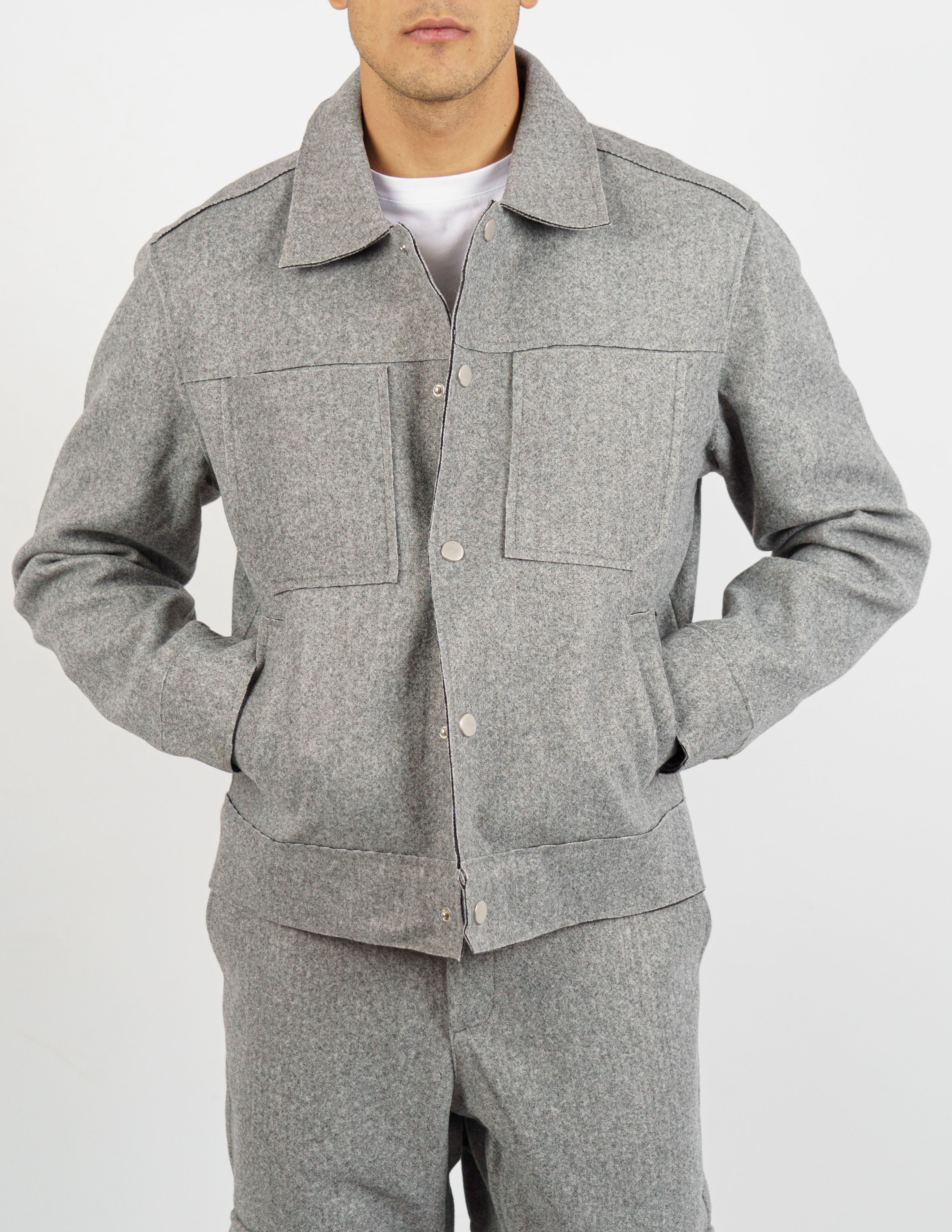 coordinato uomo strutturato tinta unita