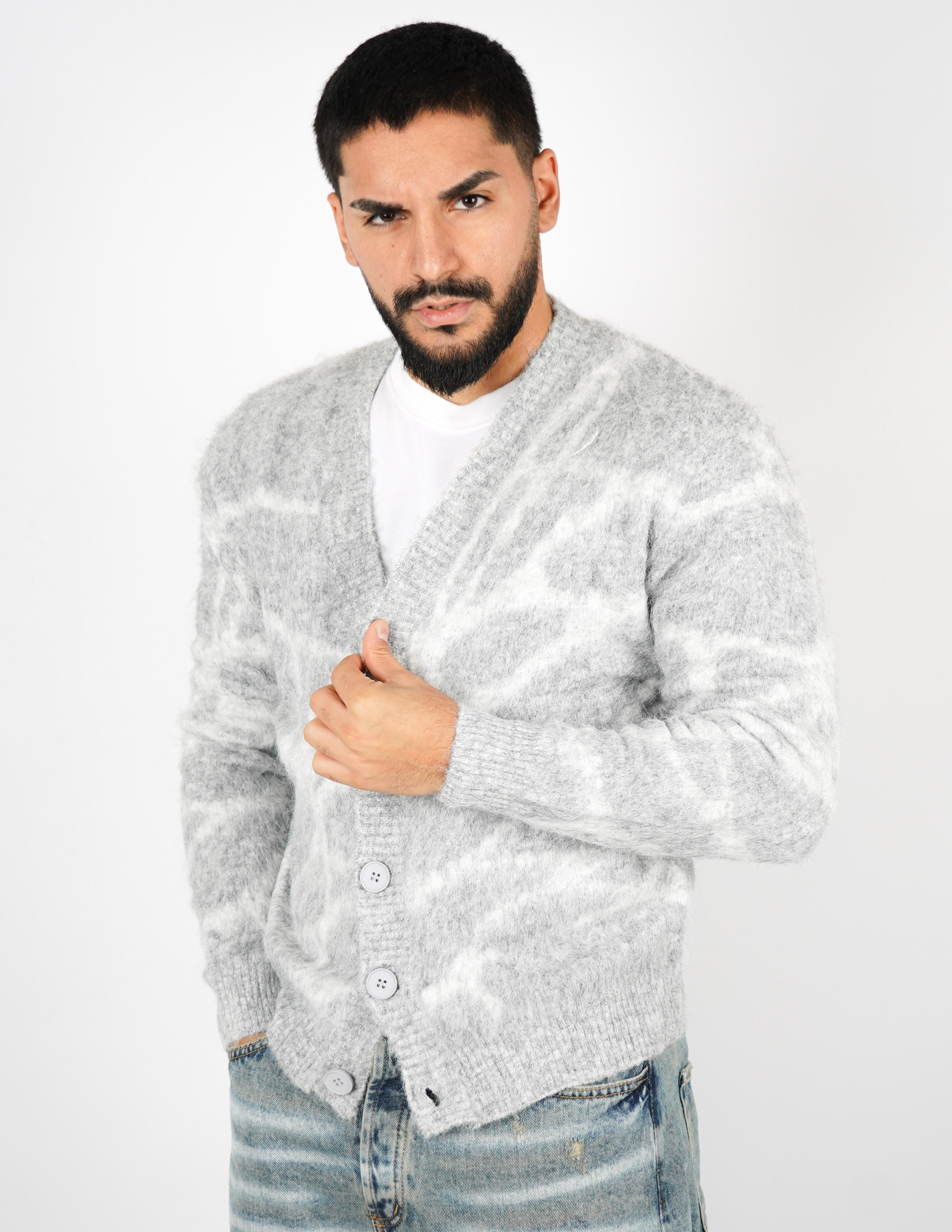 CARDIGAN STRUTTURATO A FANTASIA