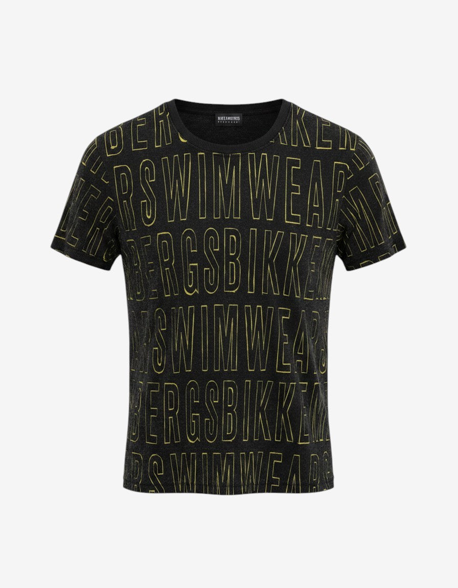 T-SHIRT LEGGERA CON STAMPA BIKKEMBERGS