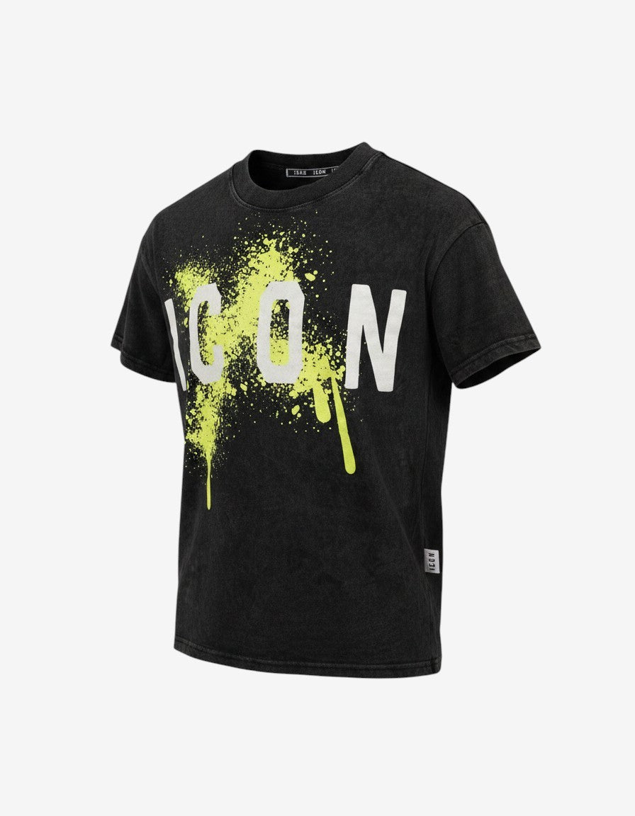 T-SHIRT LEGGERA CON STAMPA "ICON"
