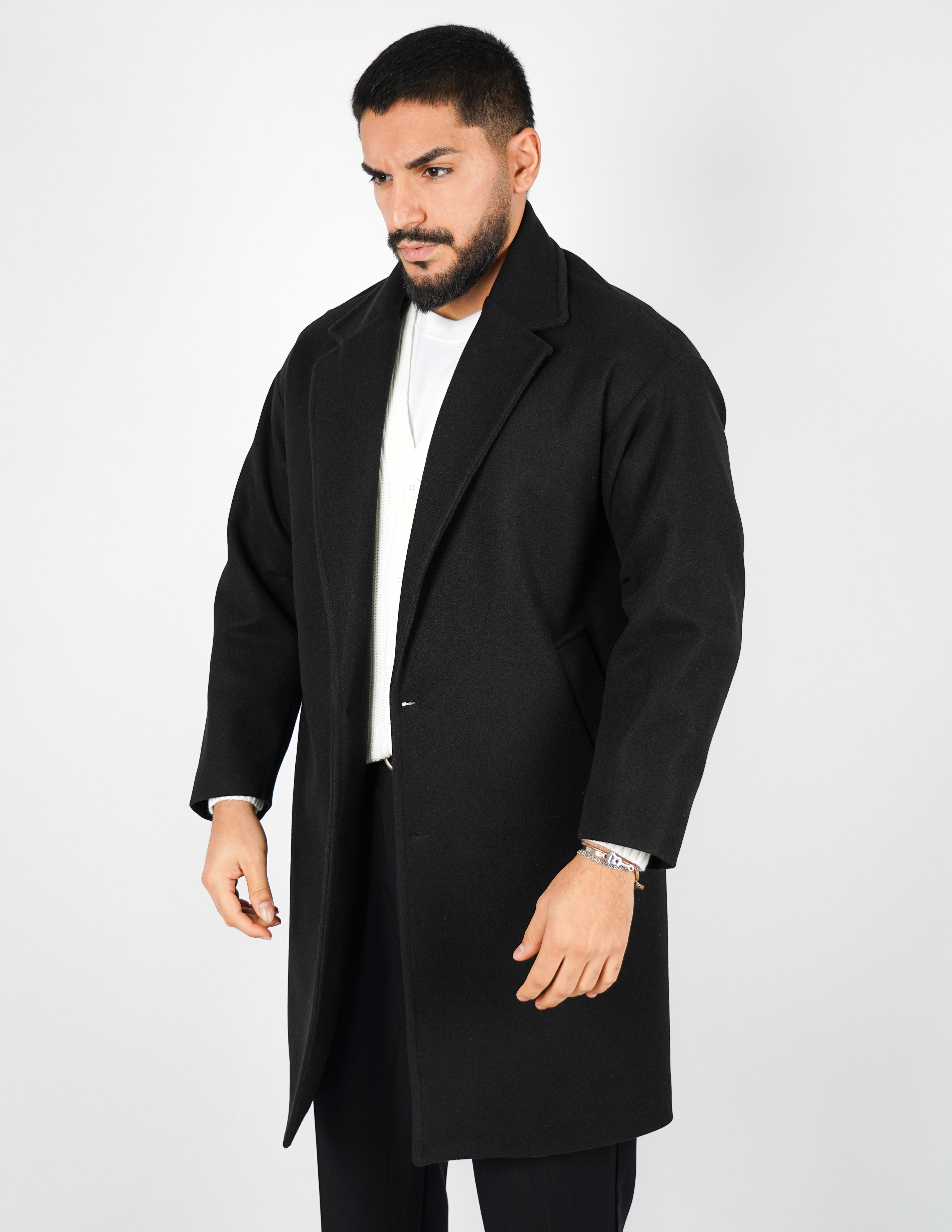cappotto elegante monopetto oversize