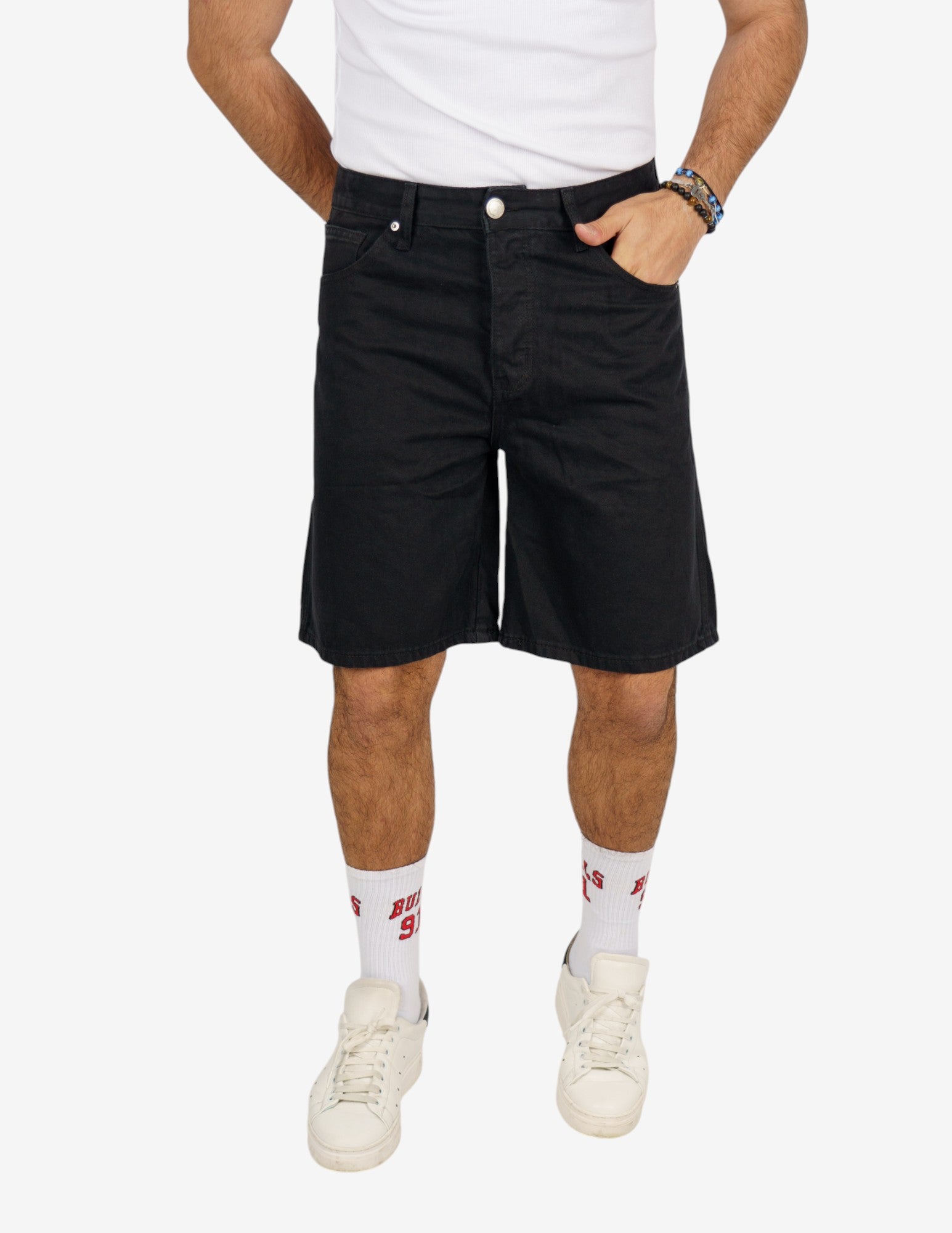 Bermuda denim relax fit