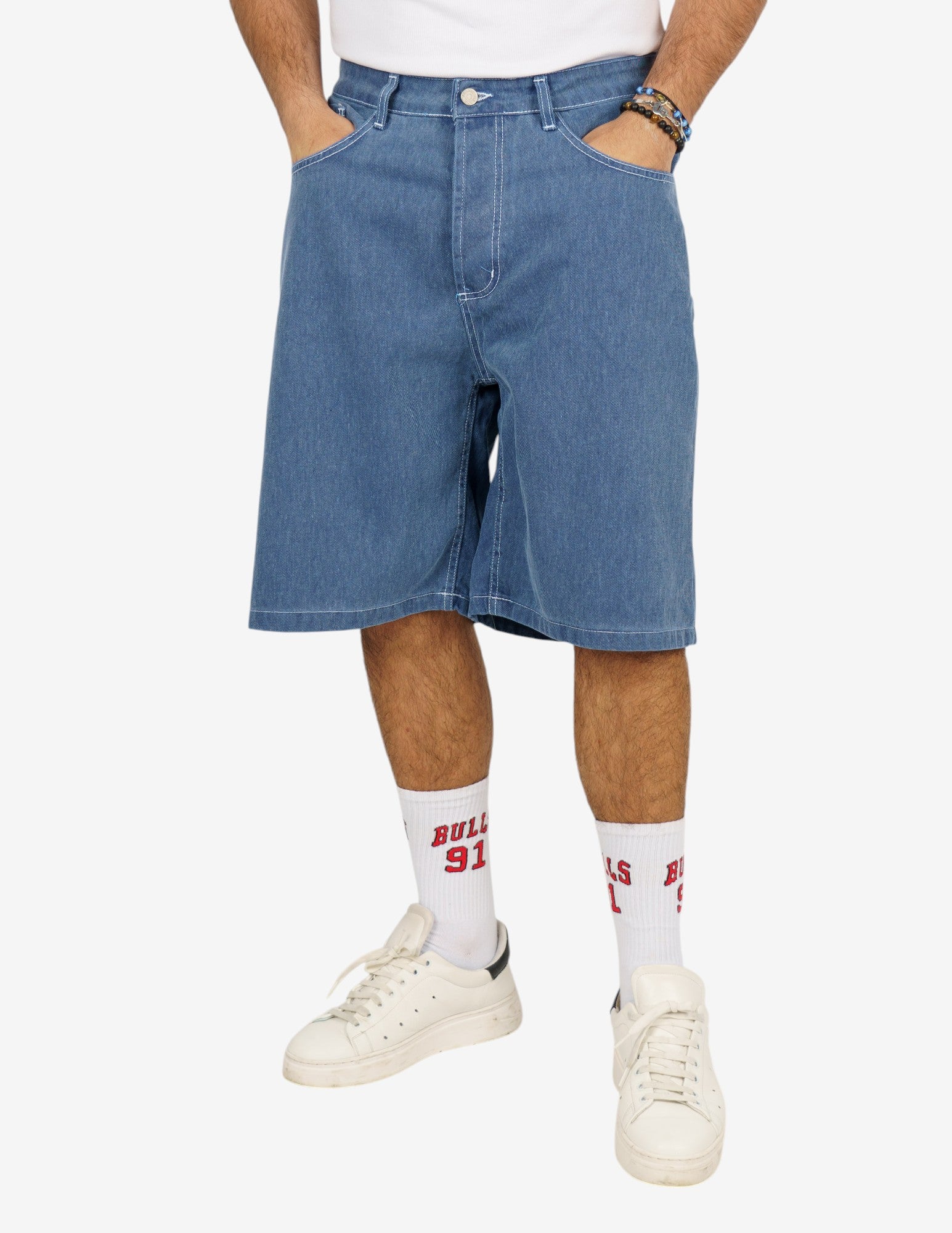 Bermuda denim relax fit