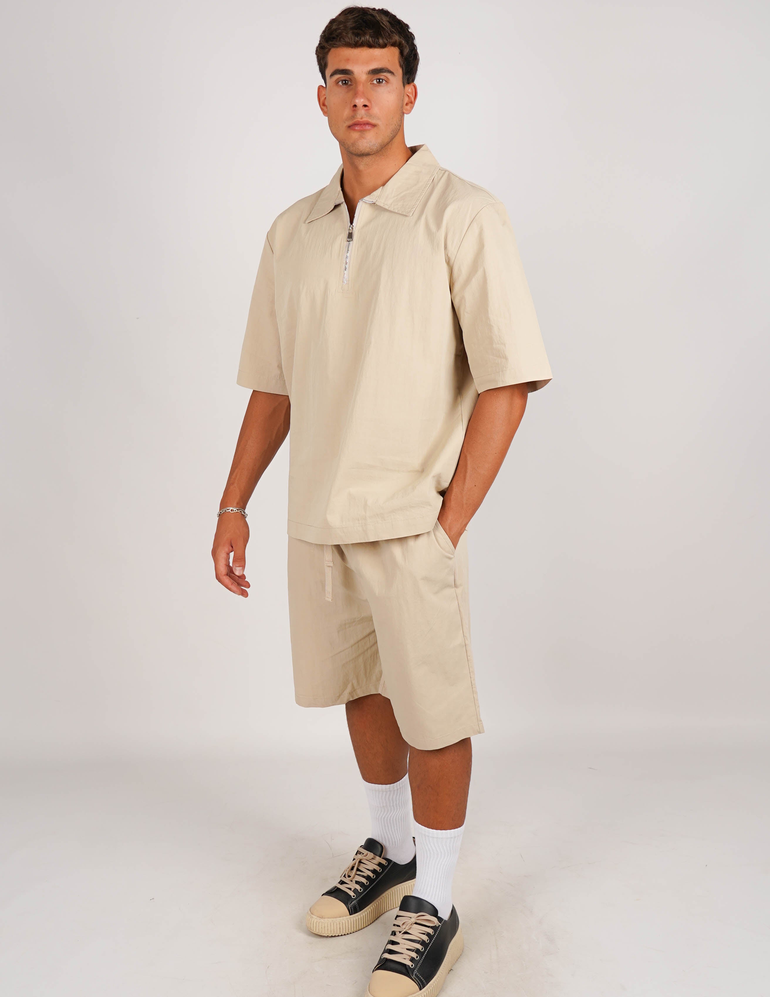 COORDINATO POLO CON ZIP