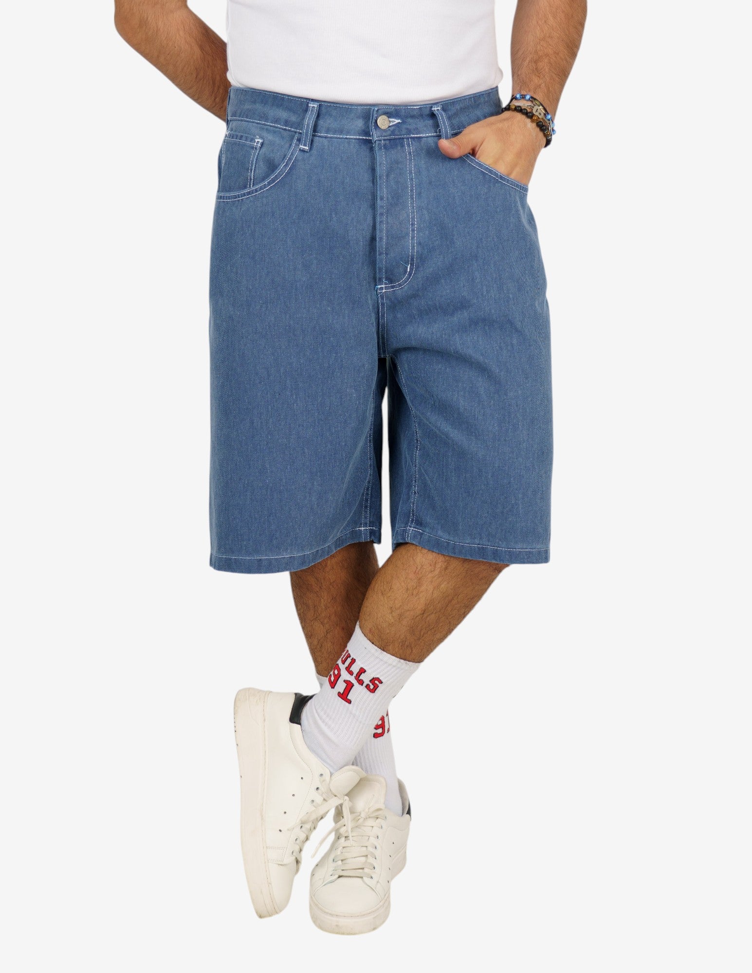 Bermuda denim relax fit