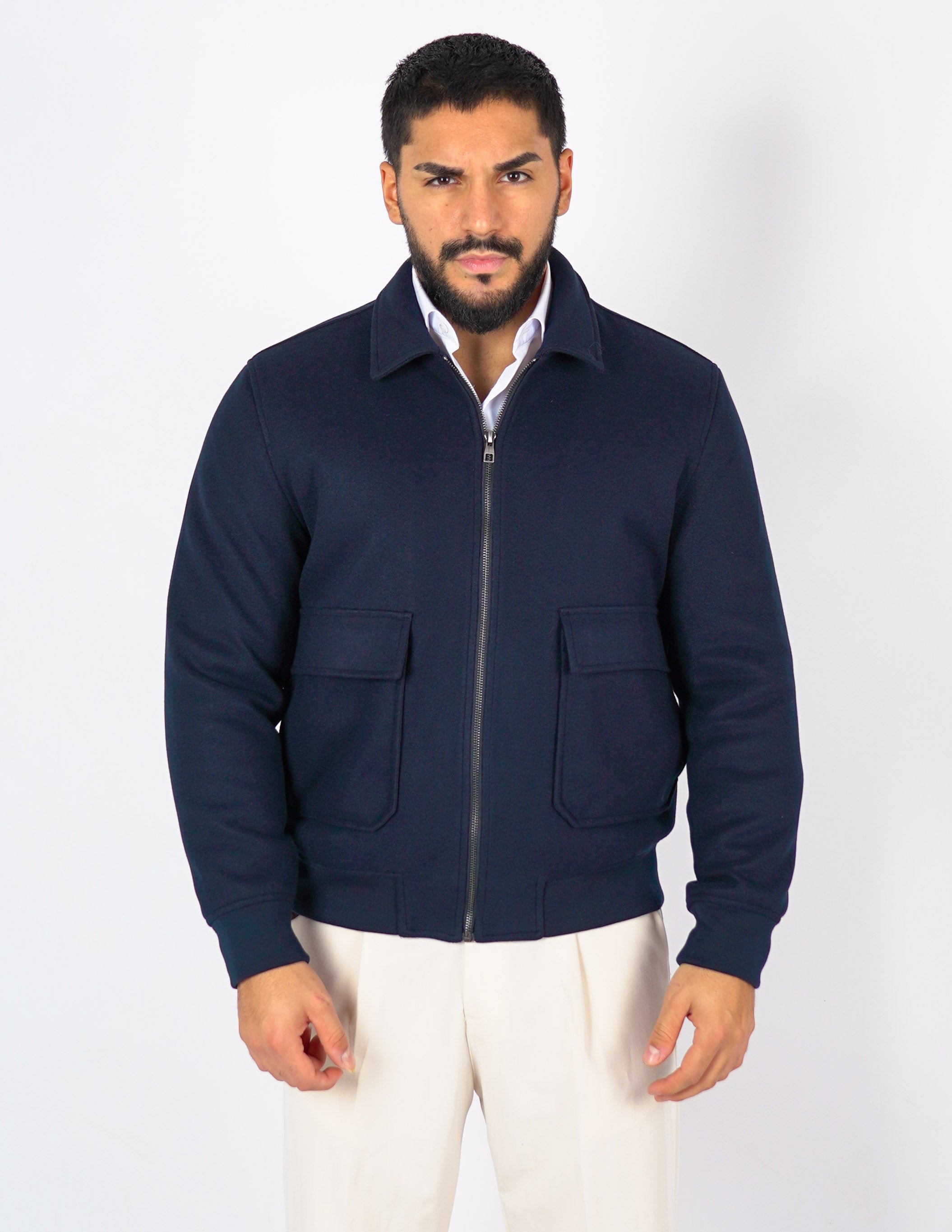 cappottino con collo imbottito