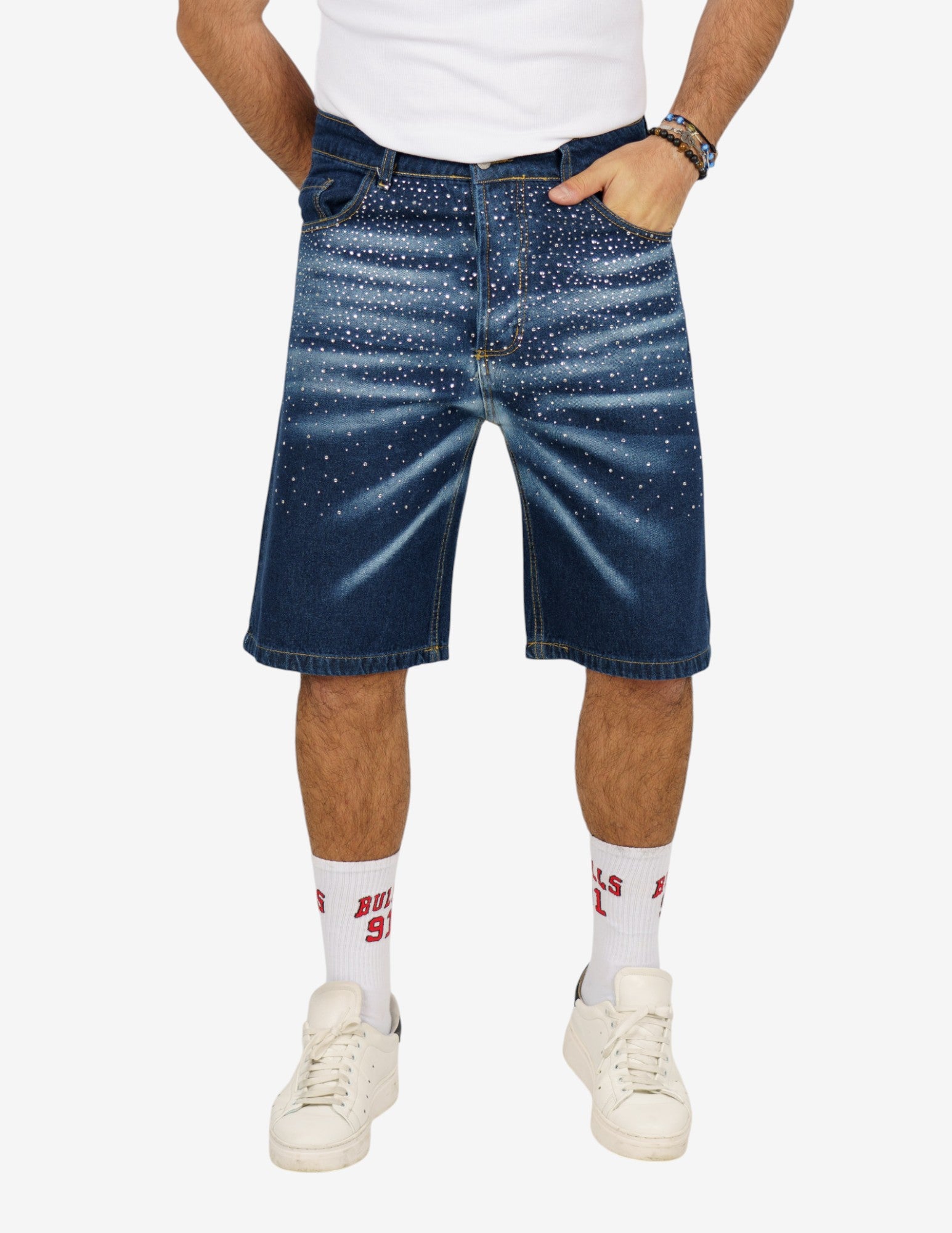 Bermuda denim relax fit