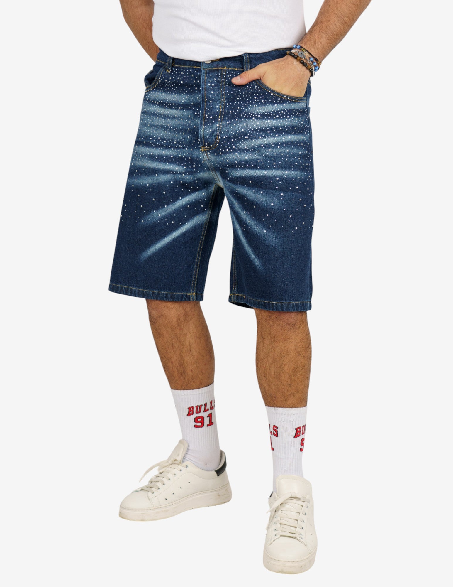 Bermuda denim relax fit