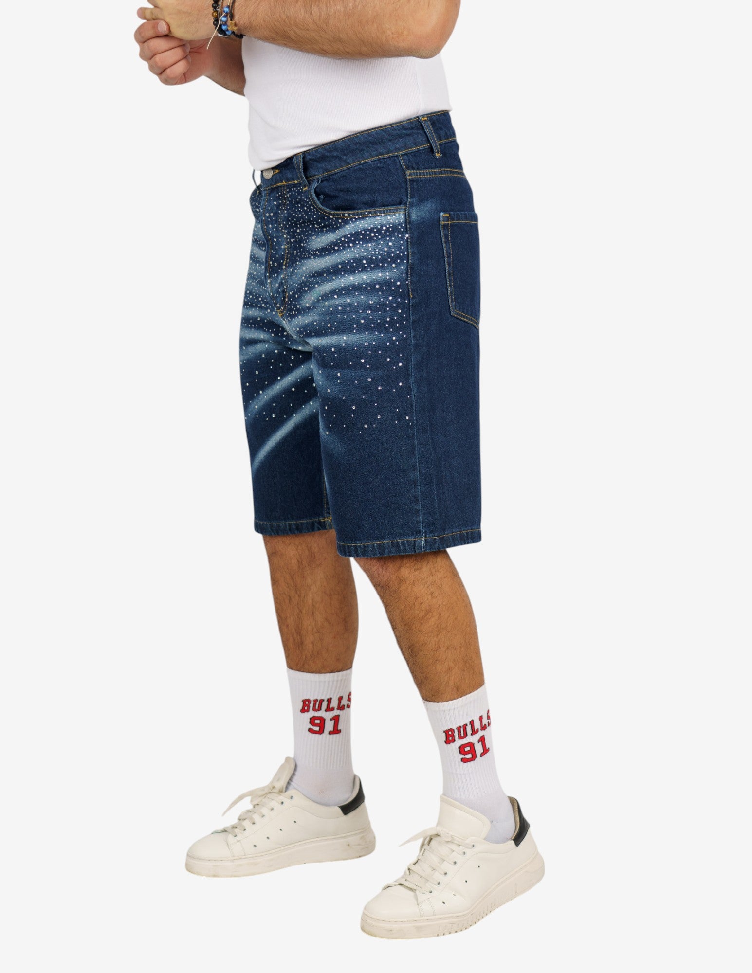 Bermuda denim relax fit
