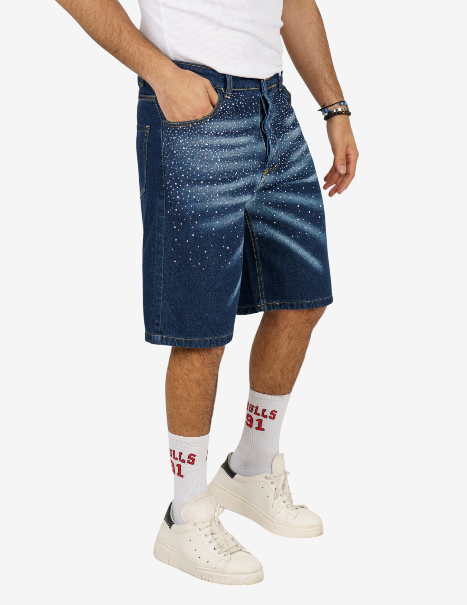 Bermuda denim relax fit