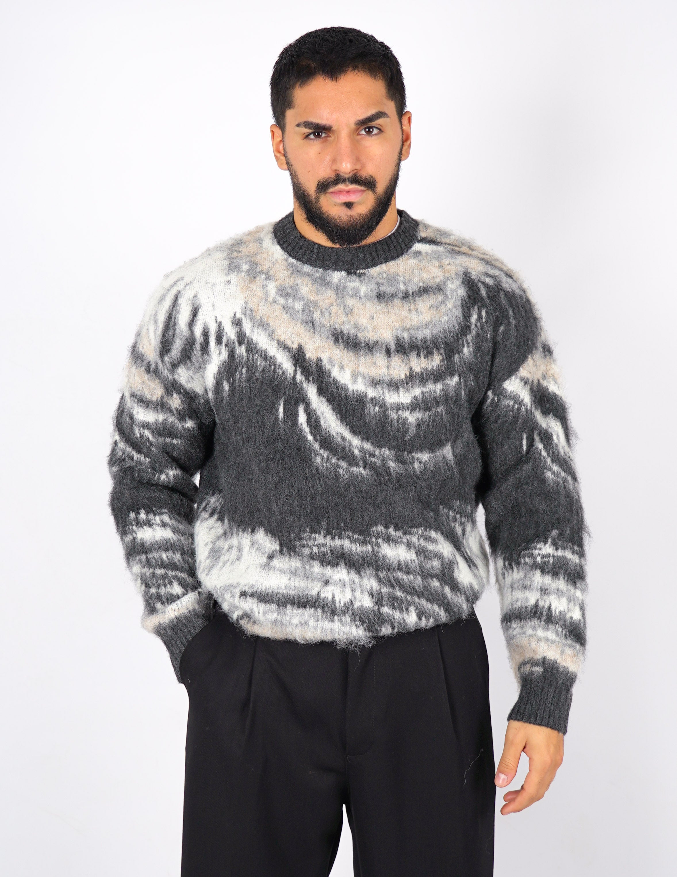 MAGLIONE A FANTASIA IN MISTO LANA