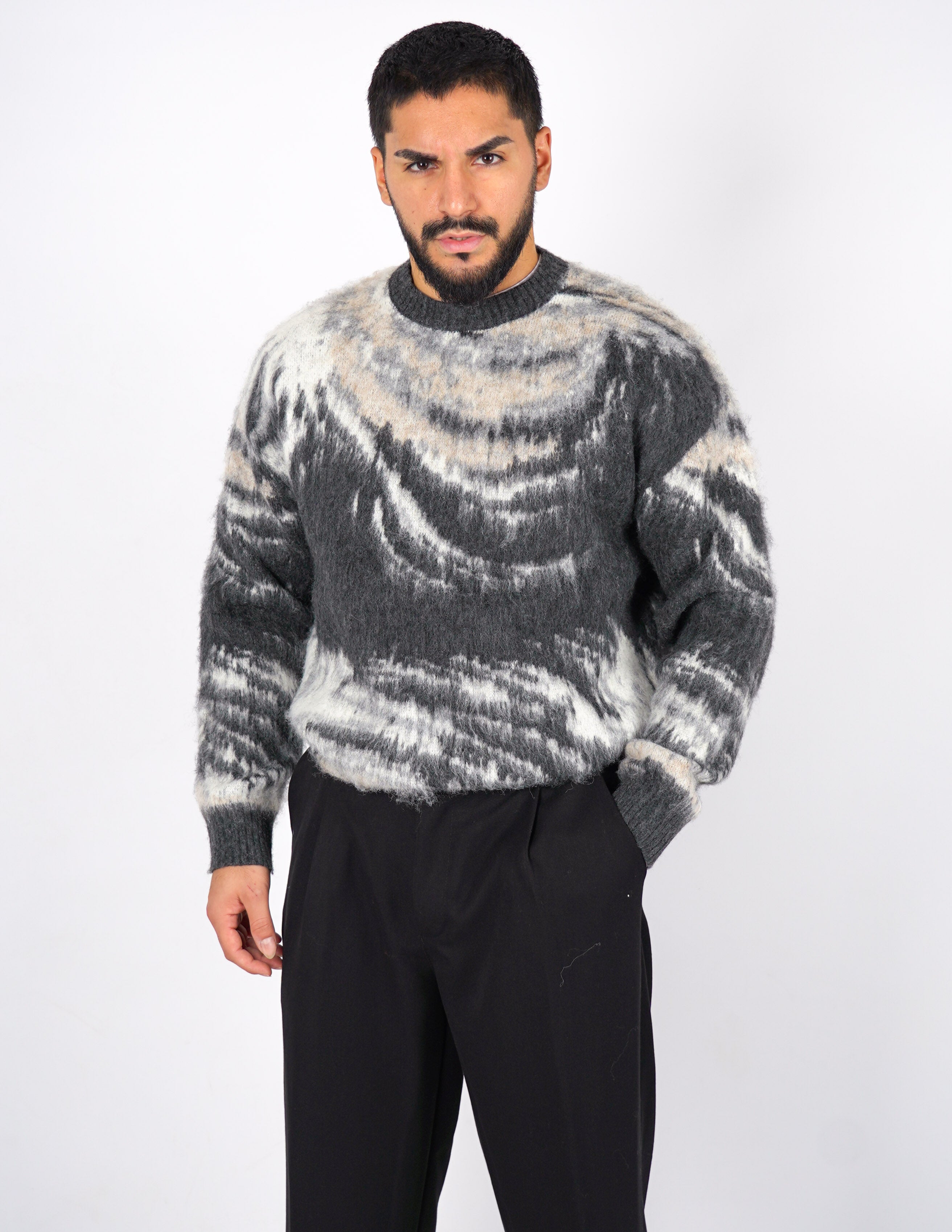 MAGLIONE A FANTASIA IN MISTO LANA