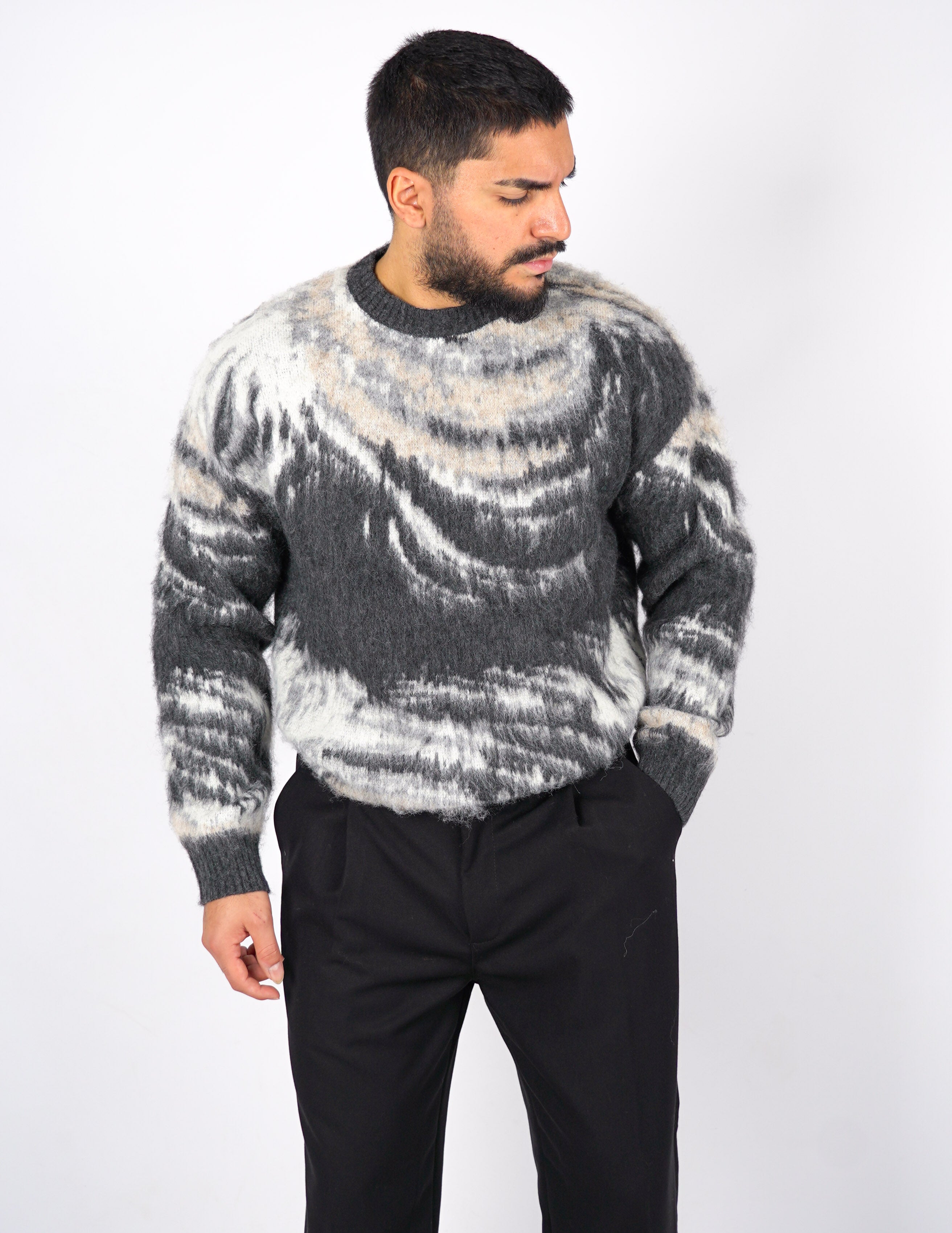 MAGLIONE A FANTASIA IN MISTO LANA