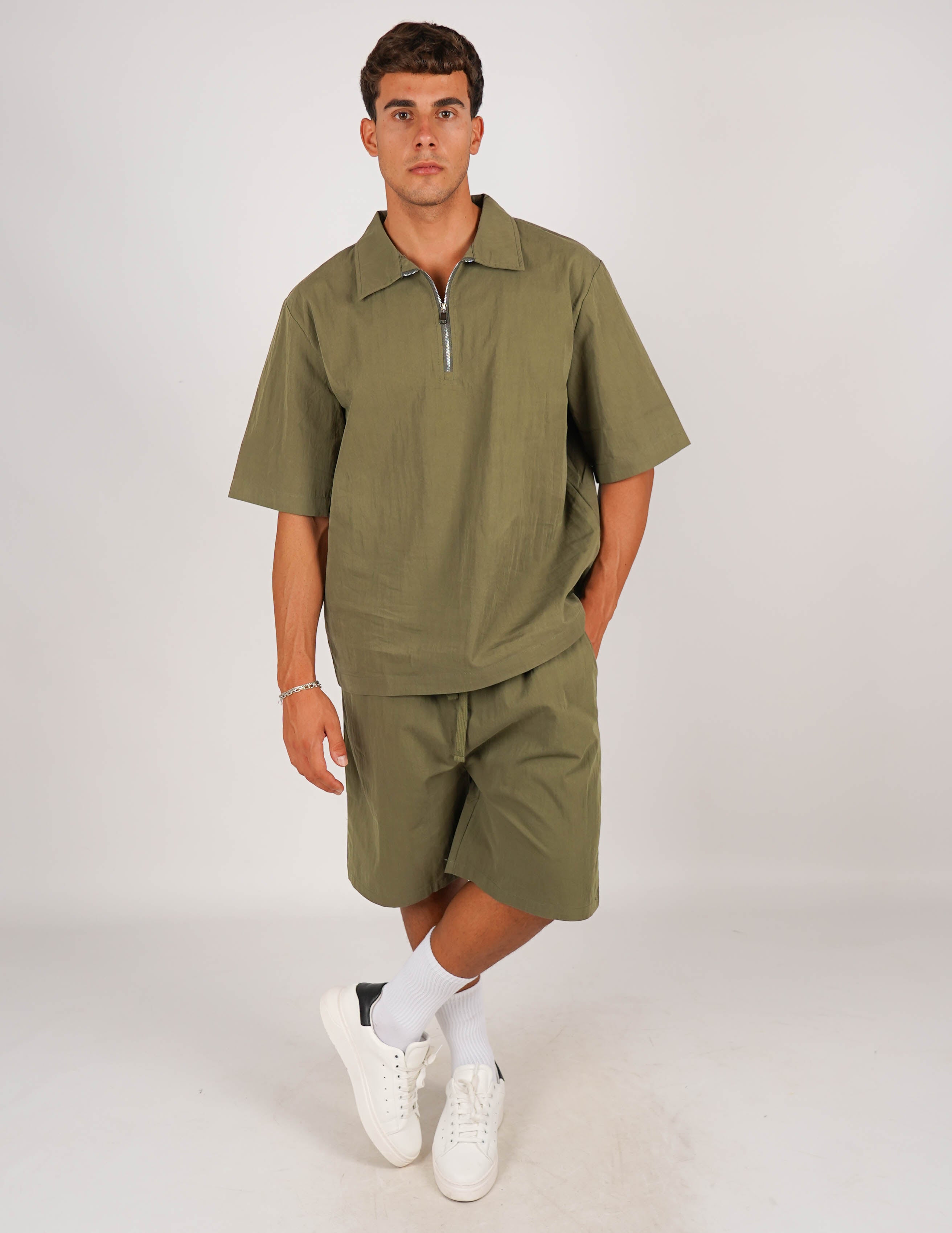 COORDINATO POLO CON ZIP