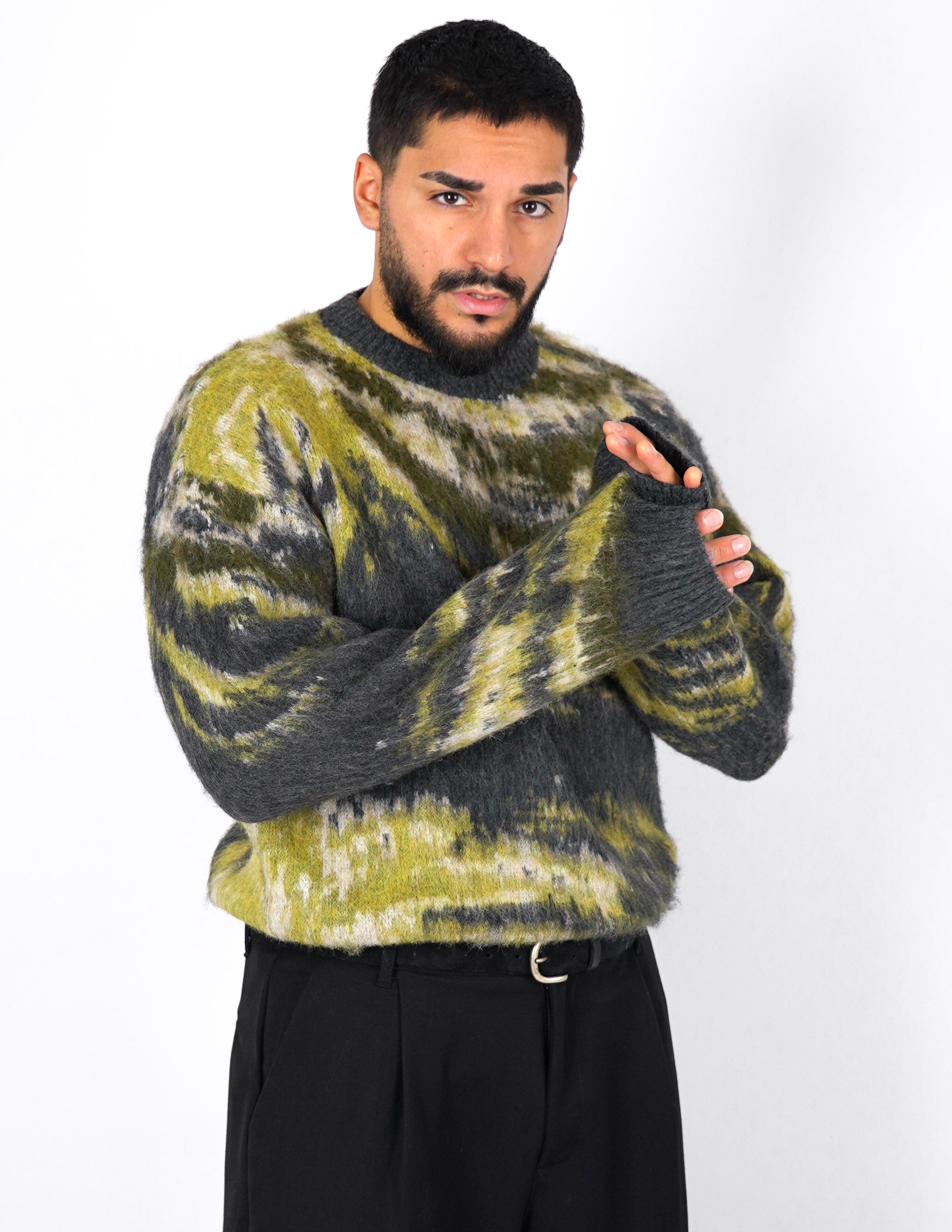 MAGLIONE A FANTASIA IN MISTO LANA