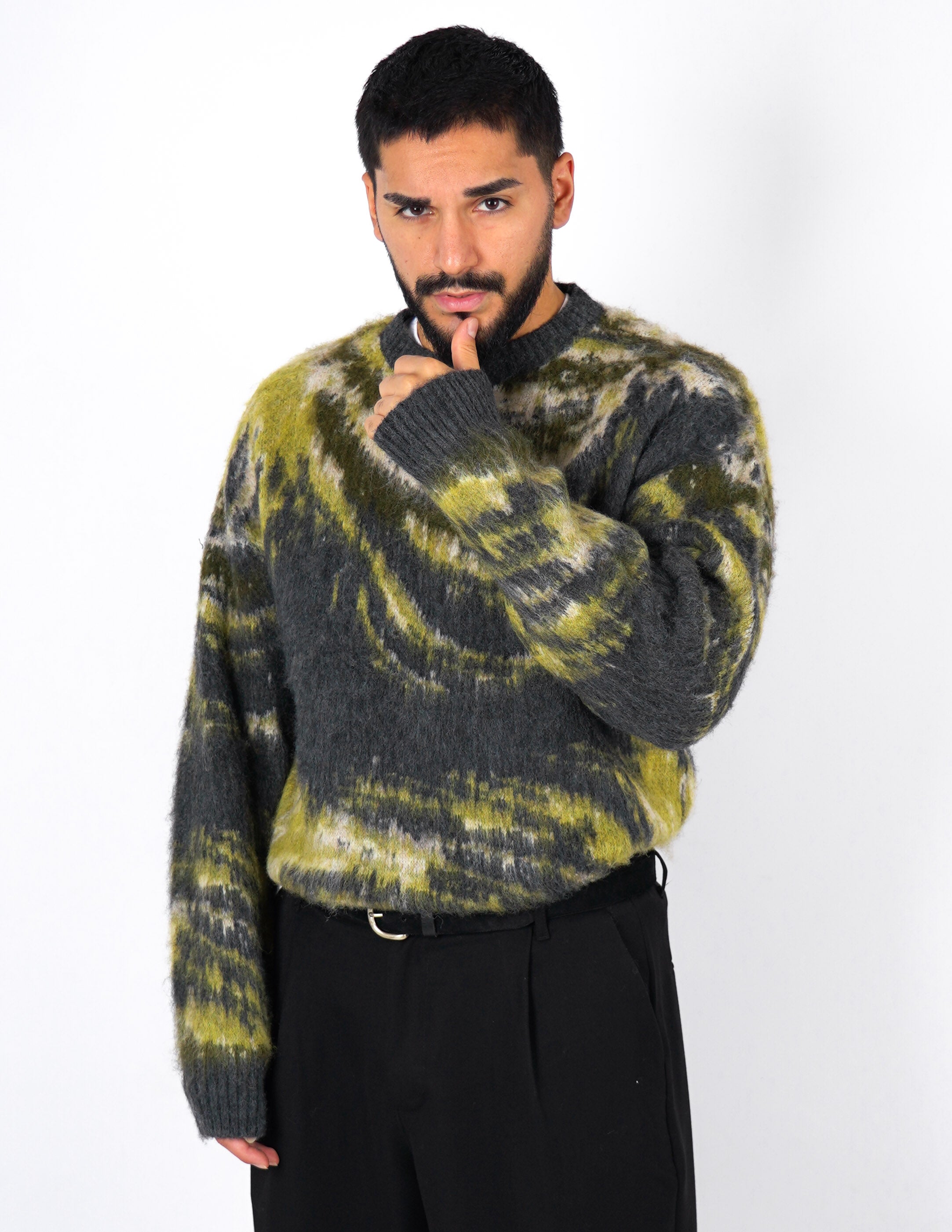 MAGLIONE A FANTASIA IN MISTO LANA