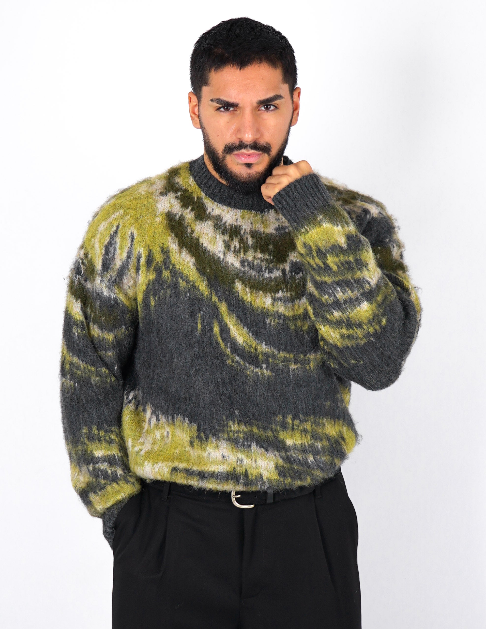 MAGLIONE A FANTASIA IN MISTO LANA