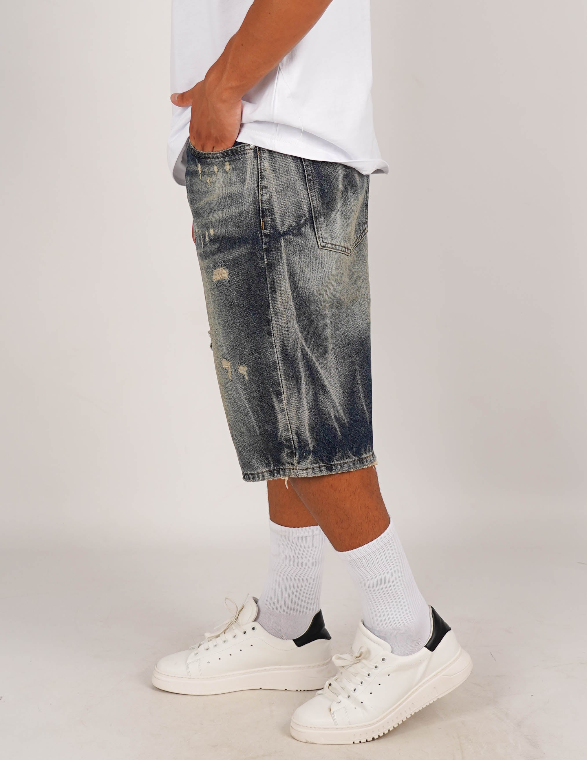 BERMUDA DI JEANS IN DENIM