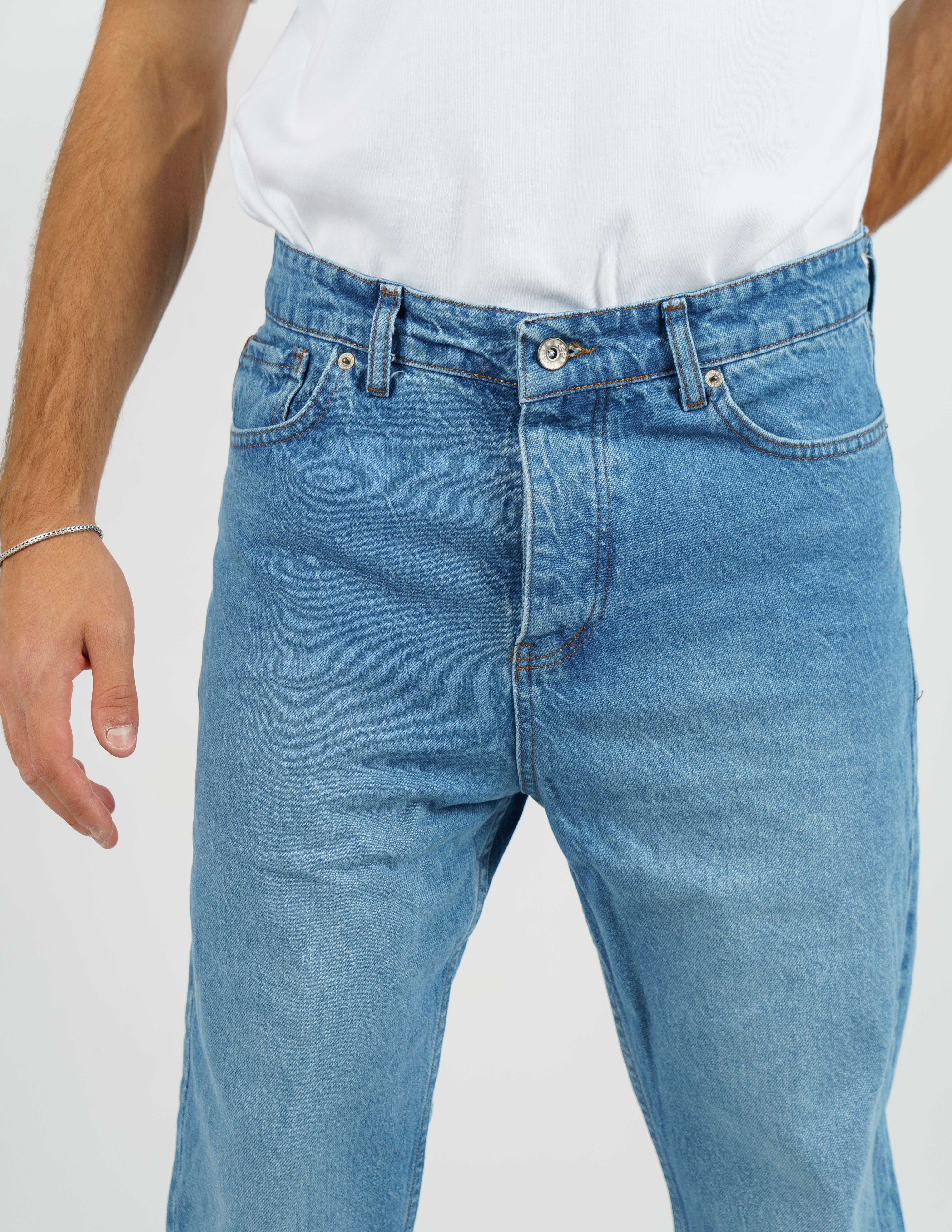 jeans carrot fit cinque tasche