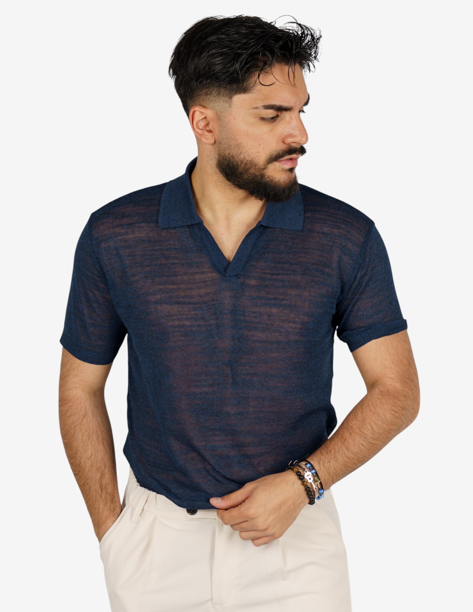 Polo uomo in cotone