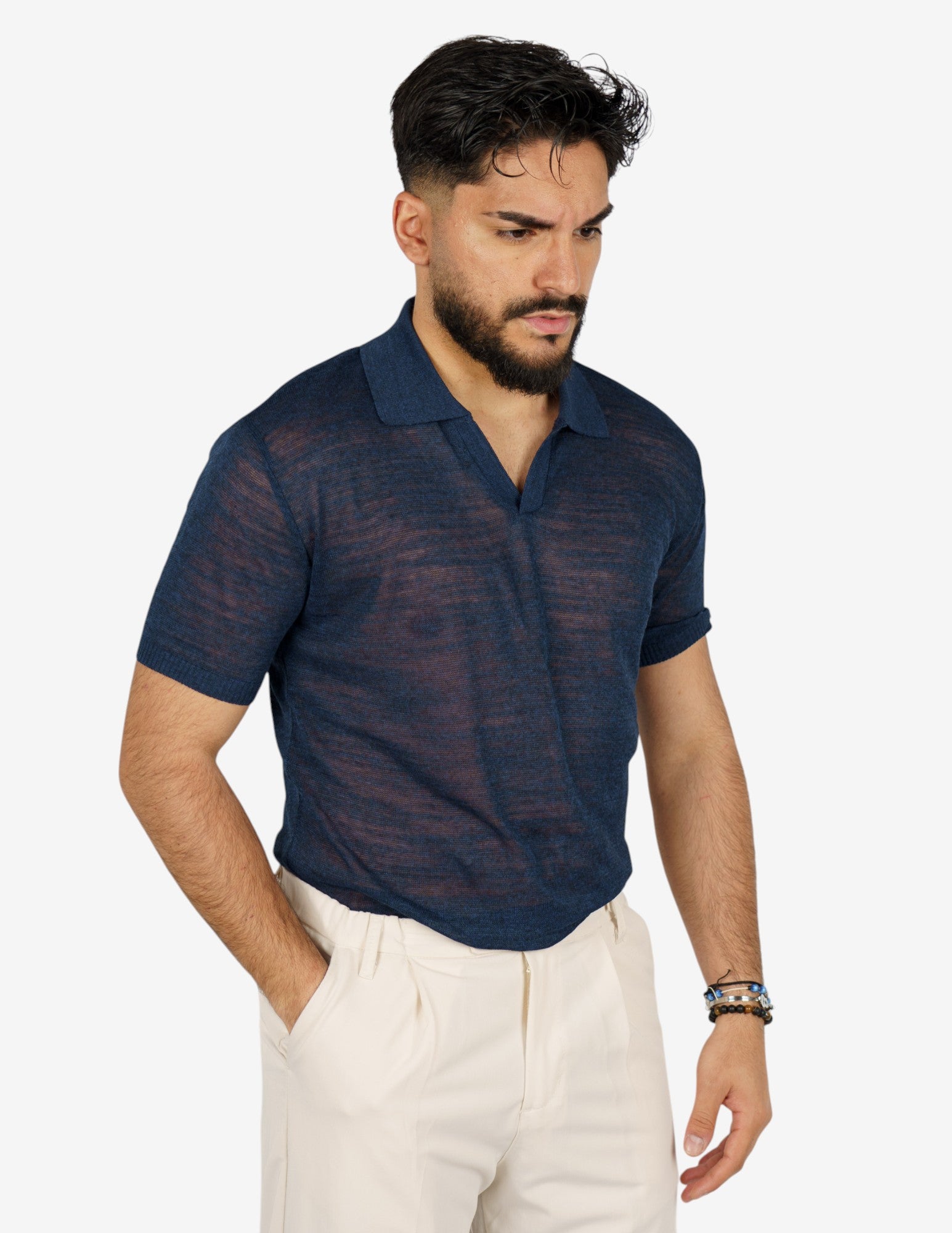 Polo uomo in cotone