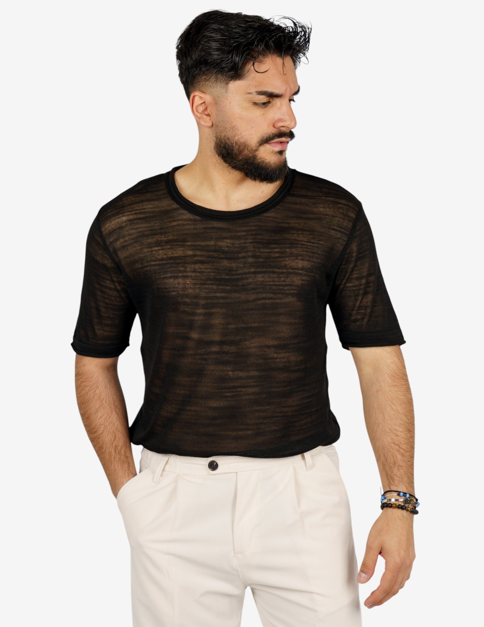 t-shirt in maglia leggera