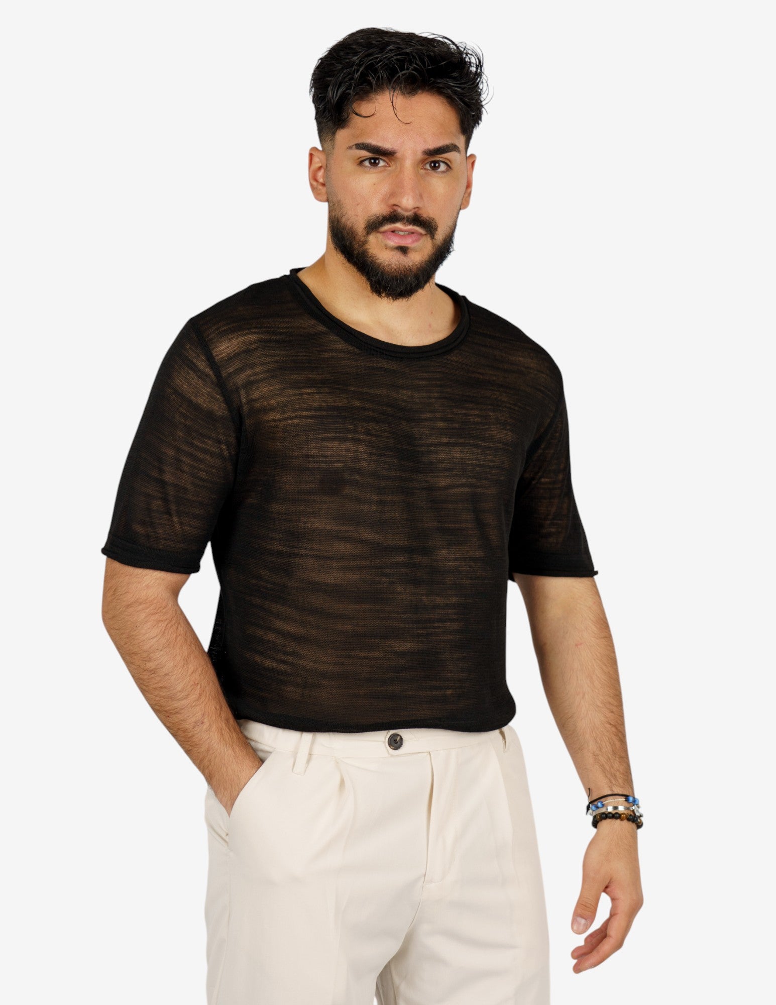 t-shirt in maglia leggera