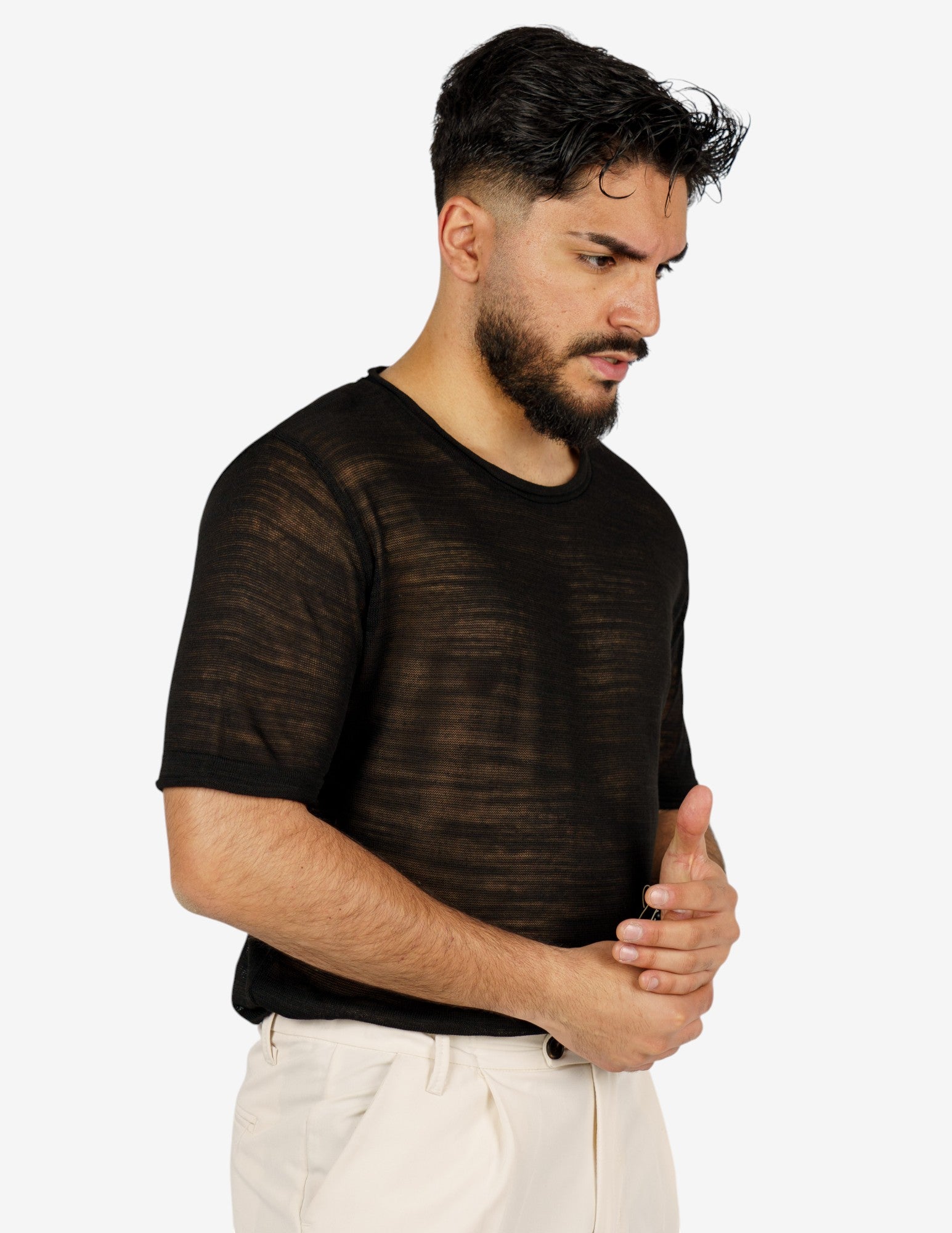 t-shirt in maglia leggera