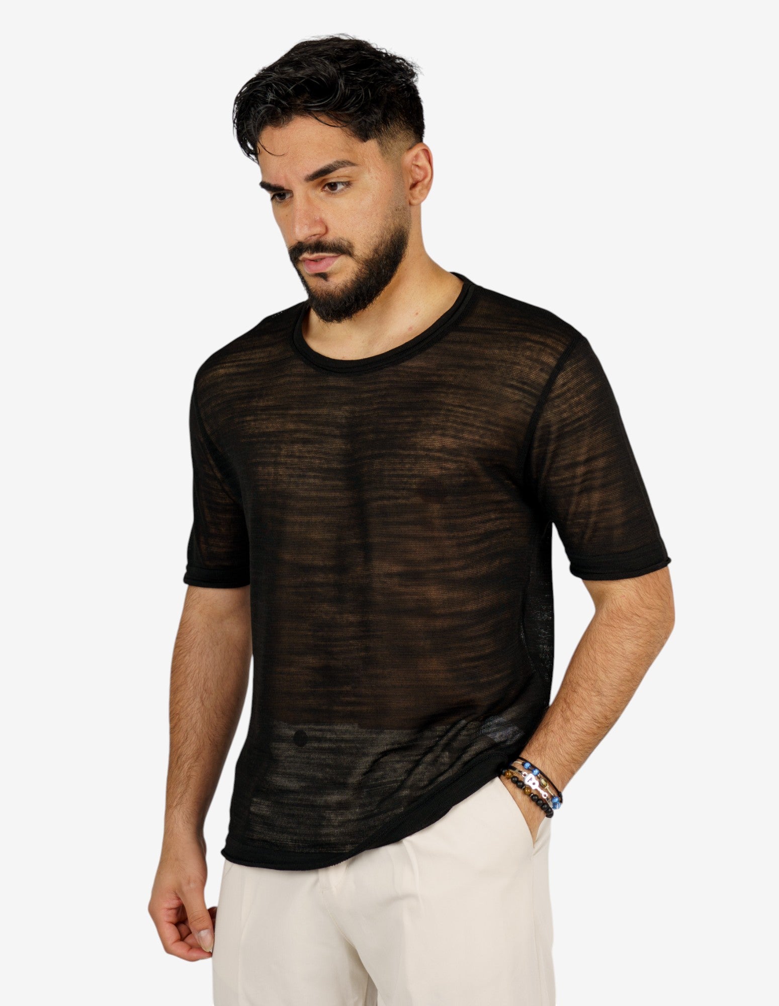 t-shirt in maglia leggera