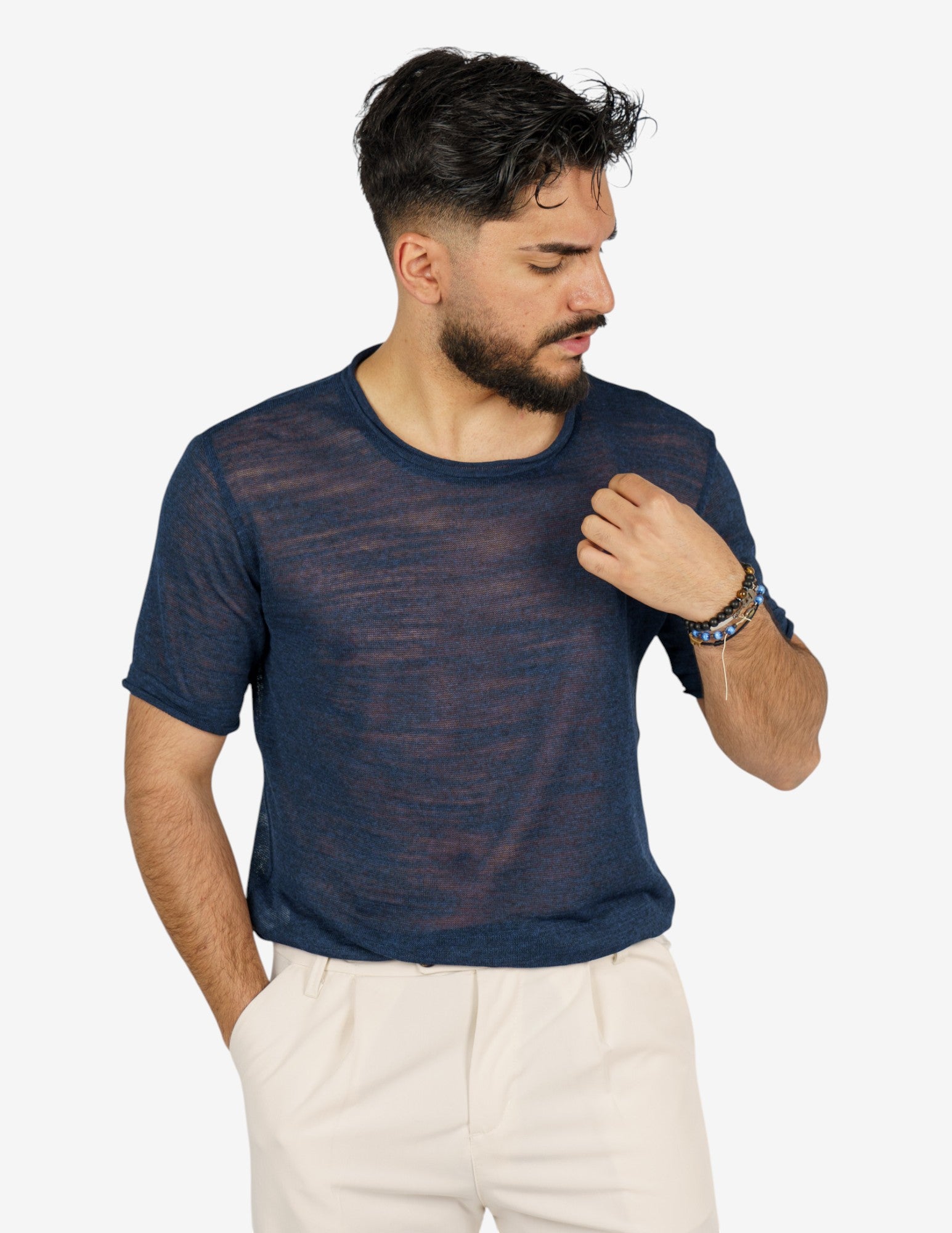 t-shirt in maglia leggera