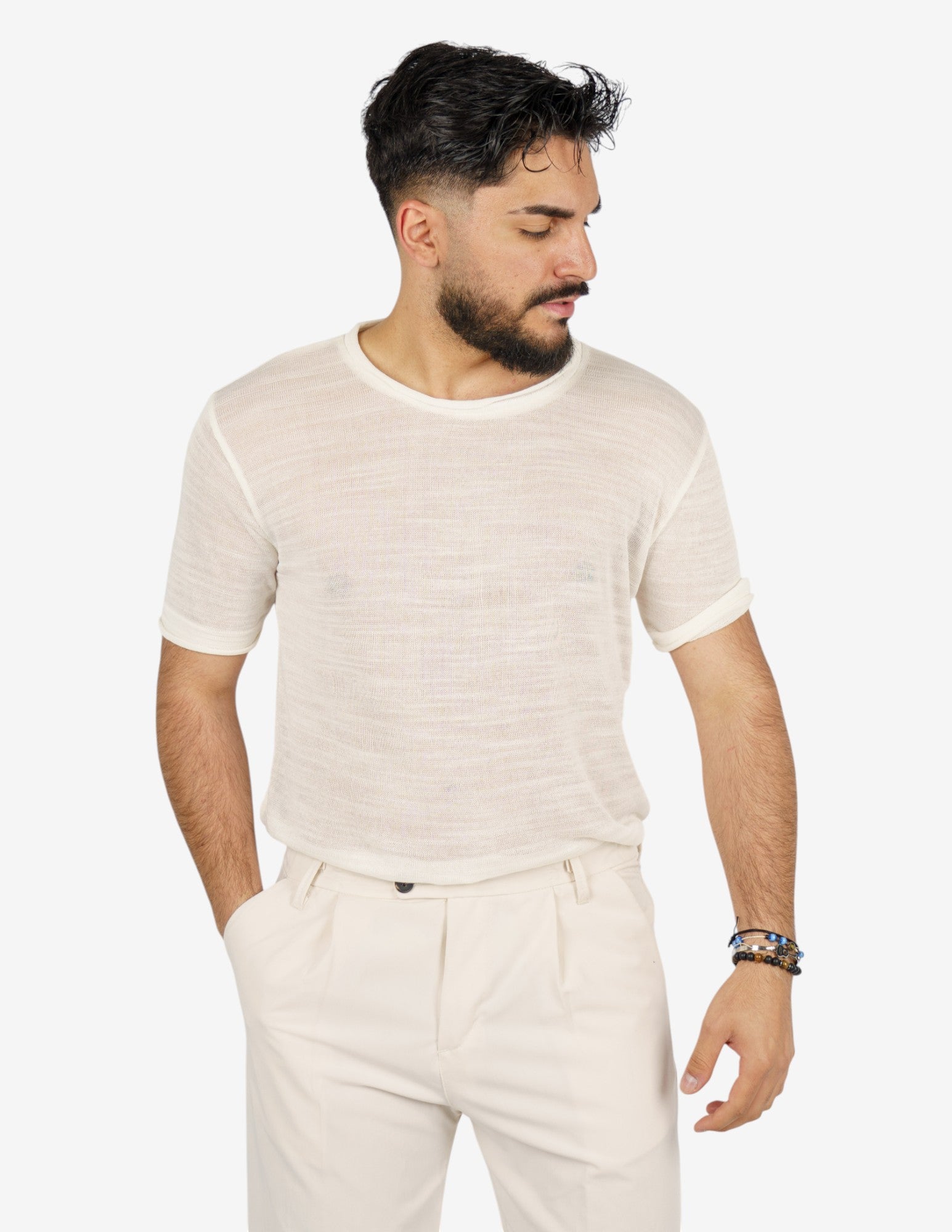 t-shirt in maglia leggera