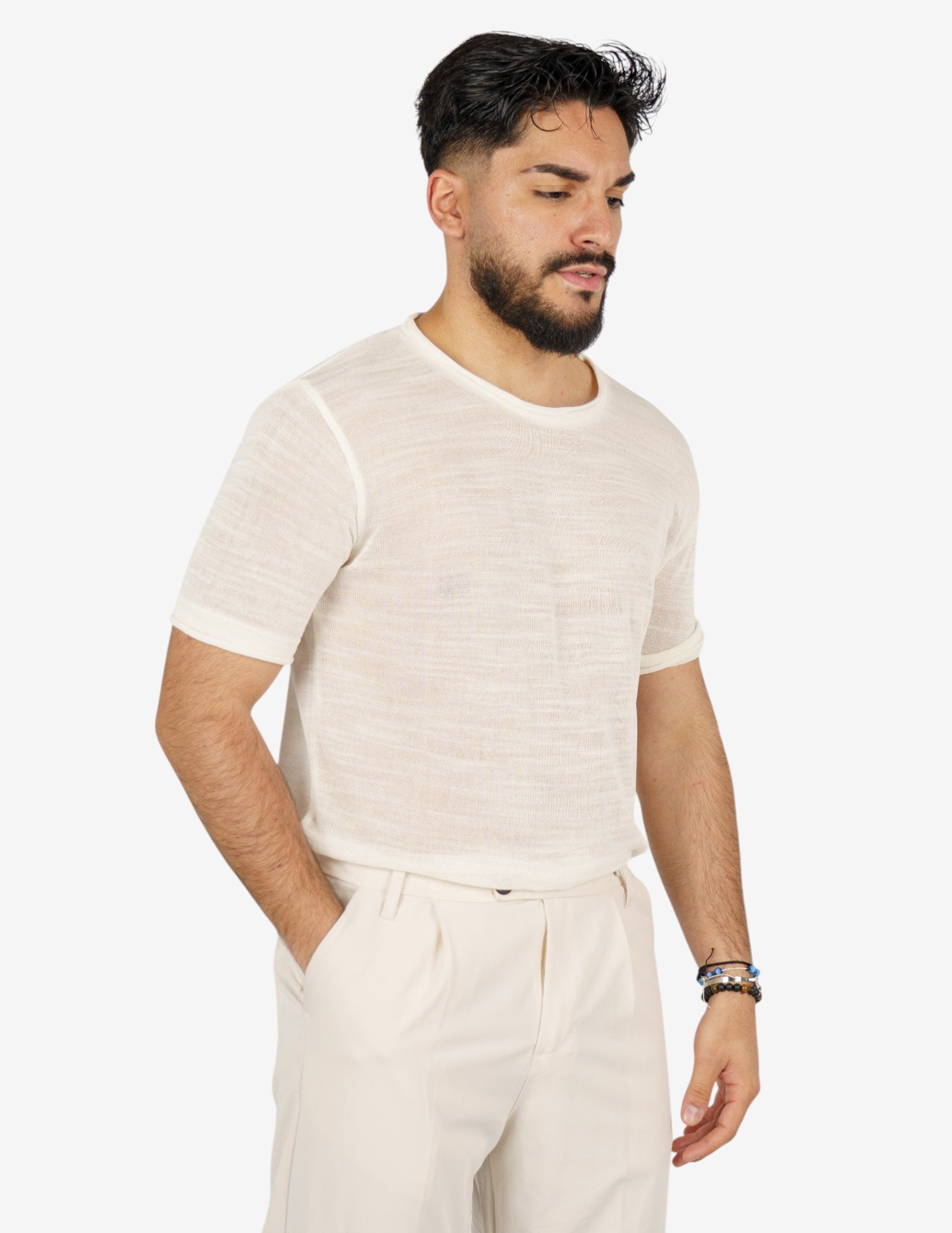 t-shirt in maglia leggera