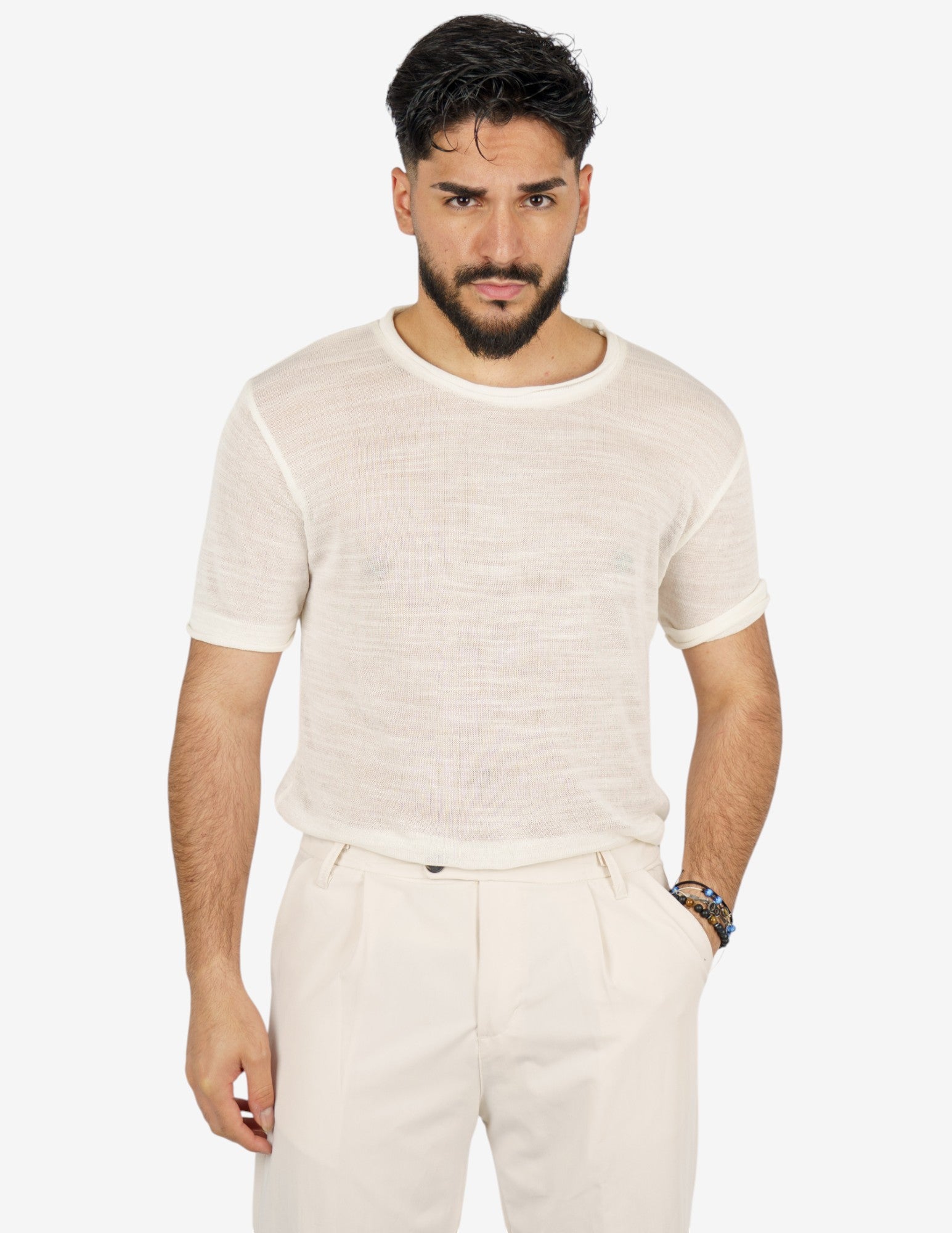 t-shirt in maglia leggera