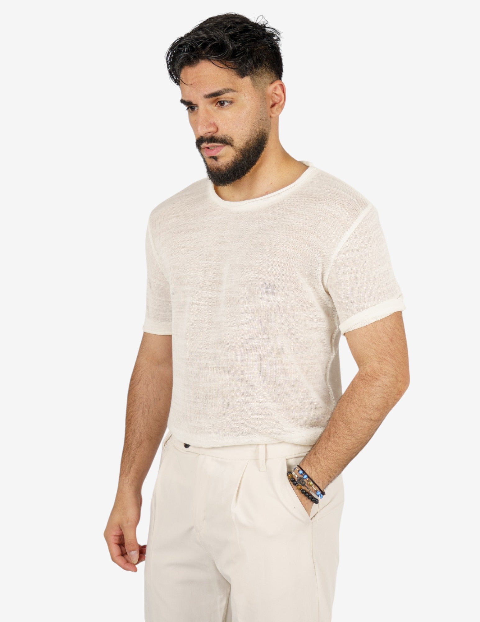 t-shirt in maglia leggera