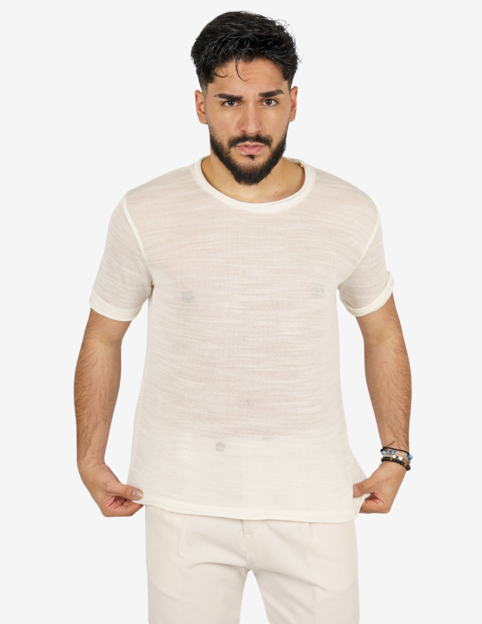 t-shirt in maglia leggera