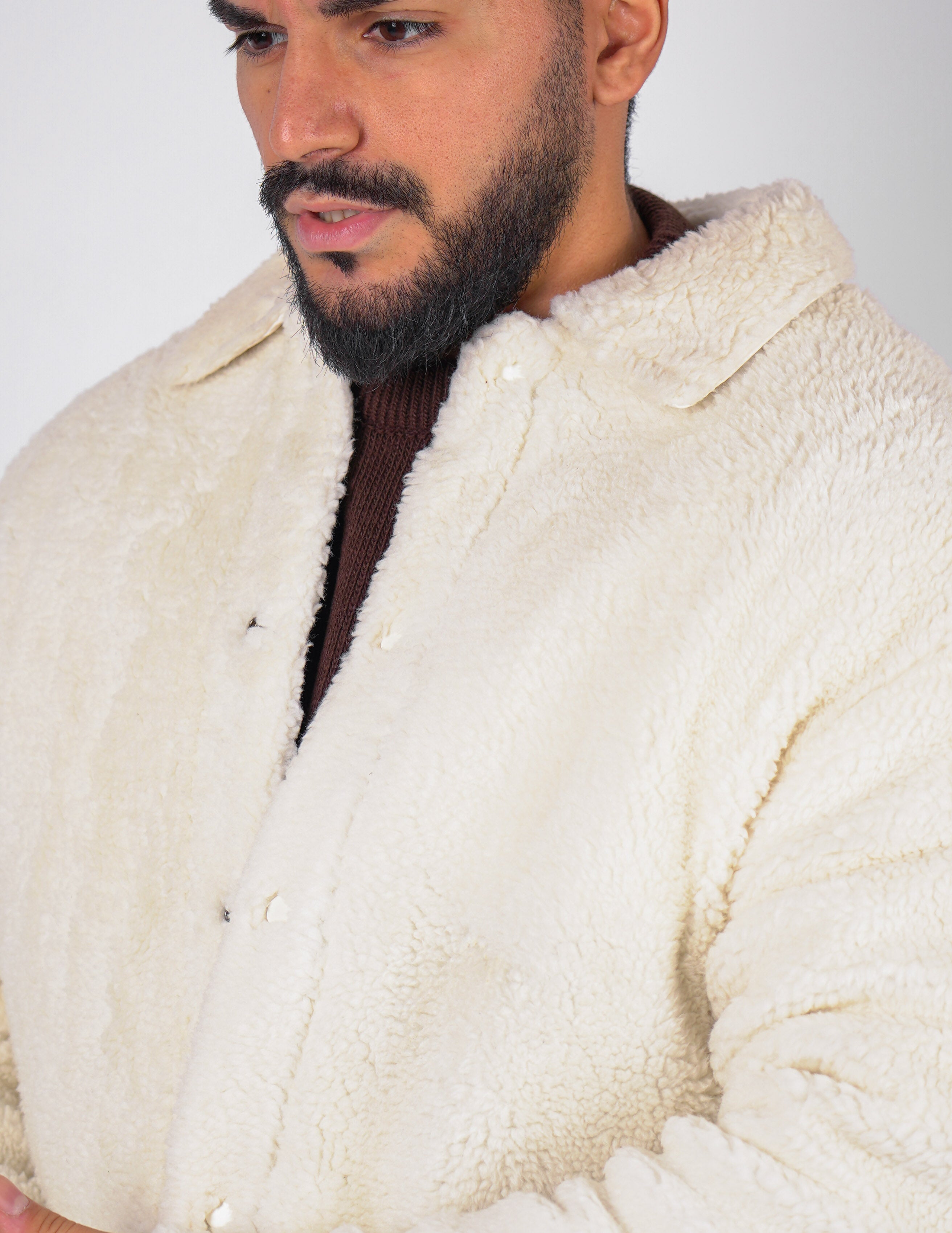 Giubbino con collo teddy